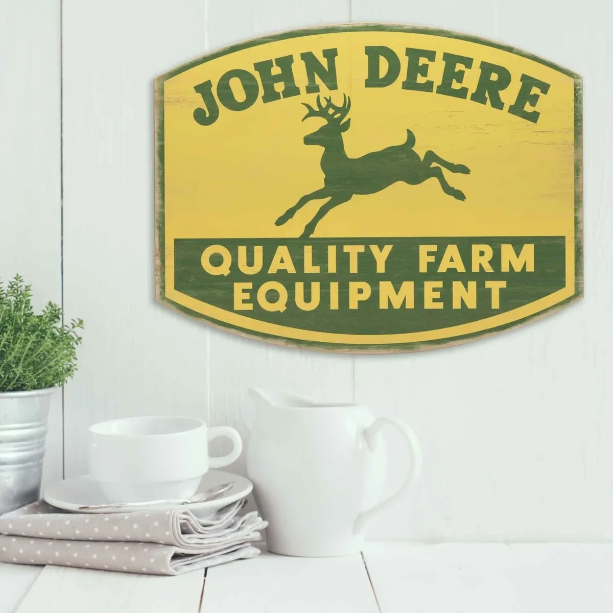 Quality Farm Equipment Wooden Sign
