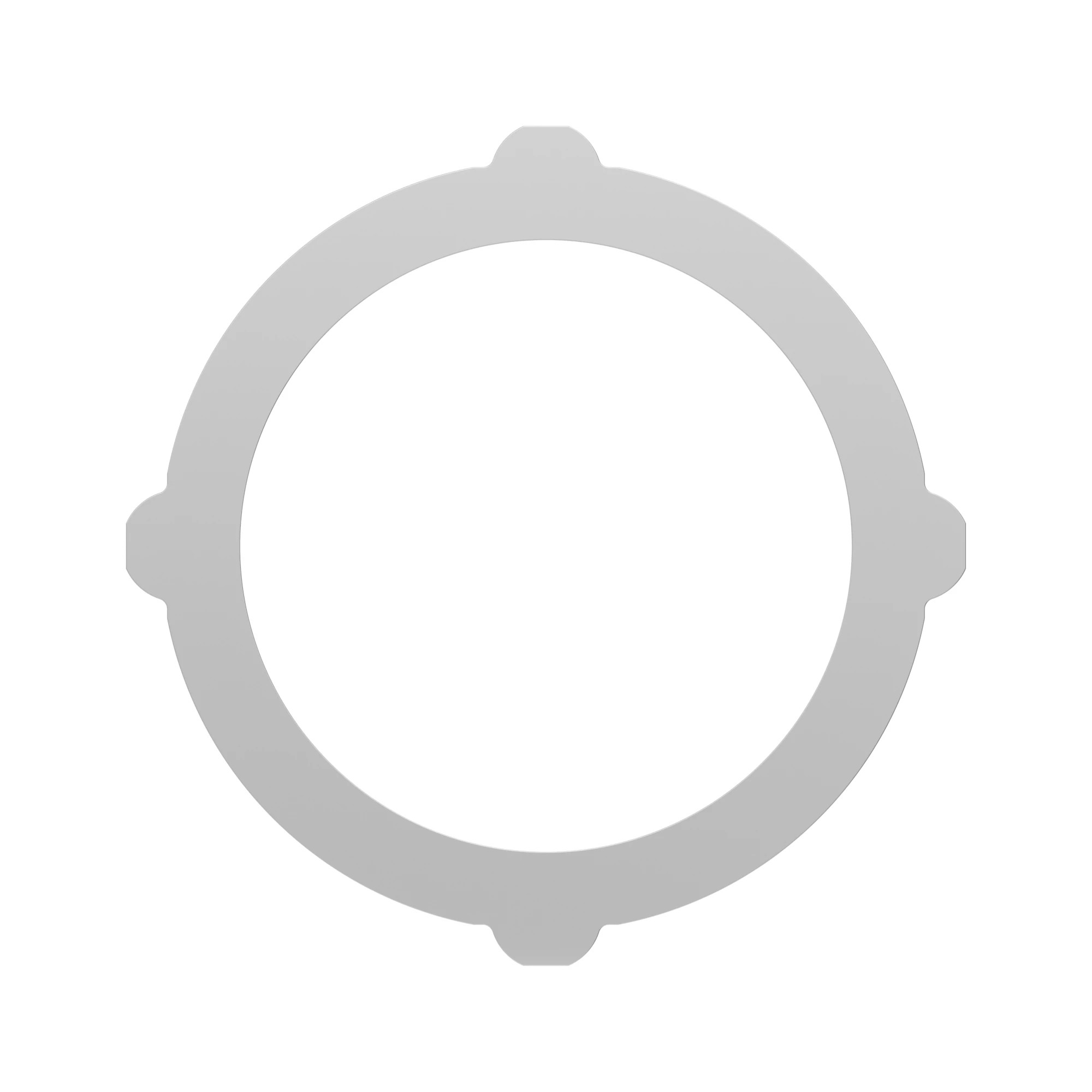 DISK WITH OUTER SPLINE