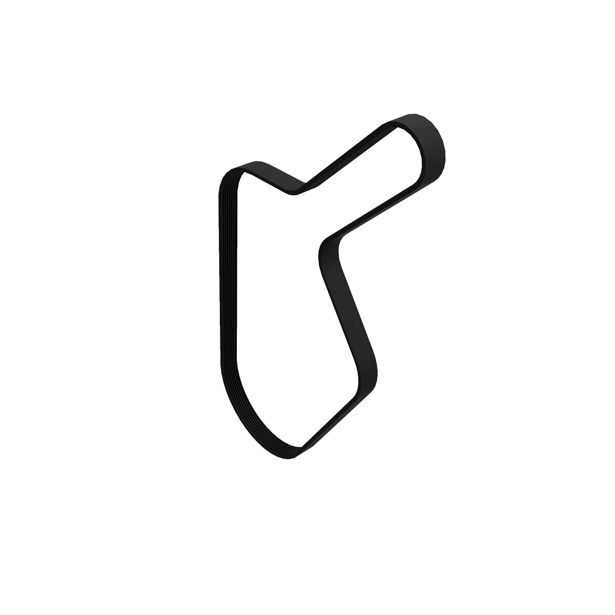 John Deere Engine Fan V-Belt, Effective Length 1515 mm (59.6 inch) - DZ119059