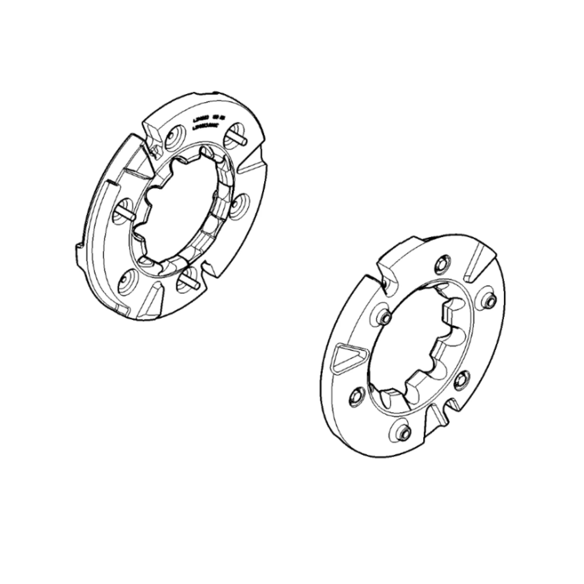 John Deere Rear Wheel Weight Kit, 2X100 Kg - BL15892