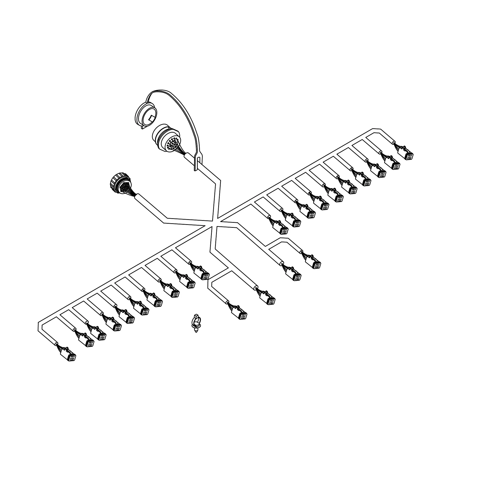 John Deere Row Unit Wiring Harness - AA71517