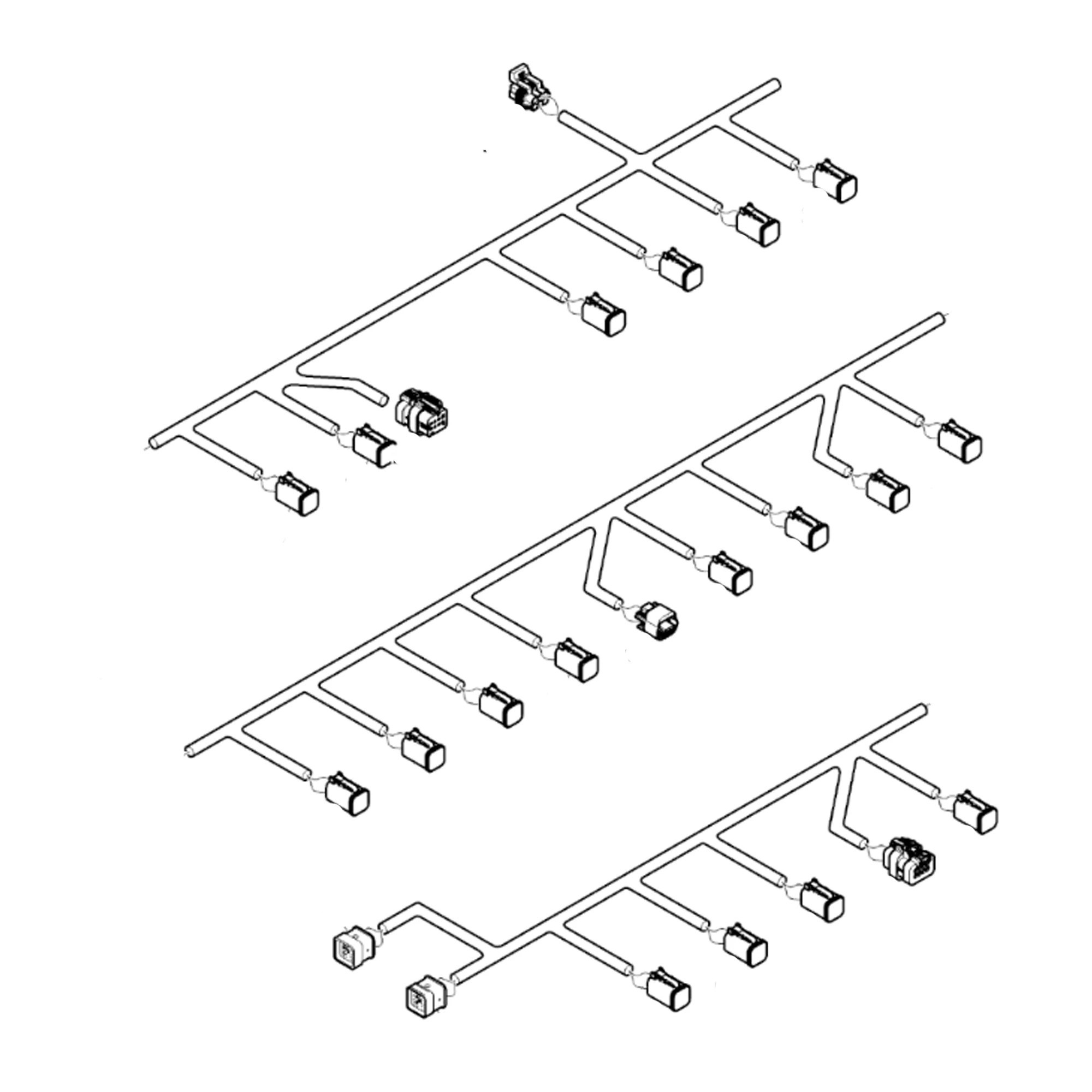 John Deere Right Backbone Wiring Harness - AA86926