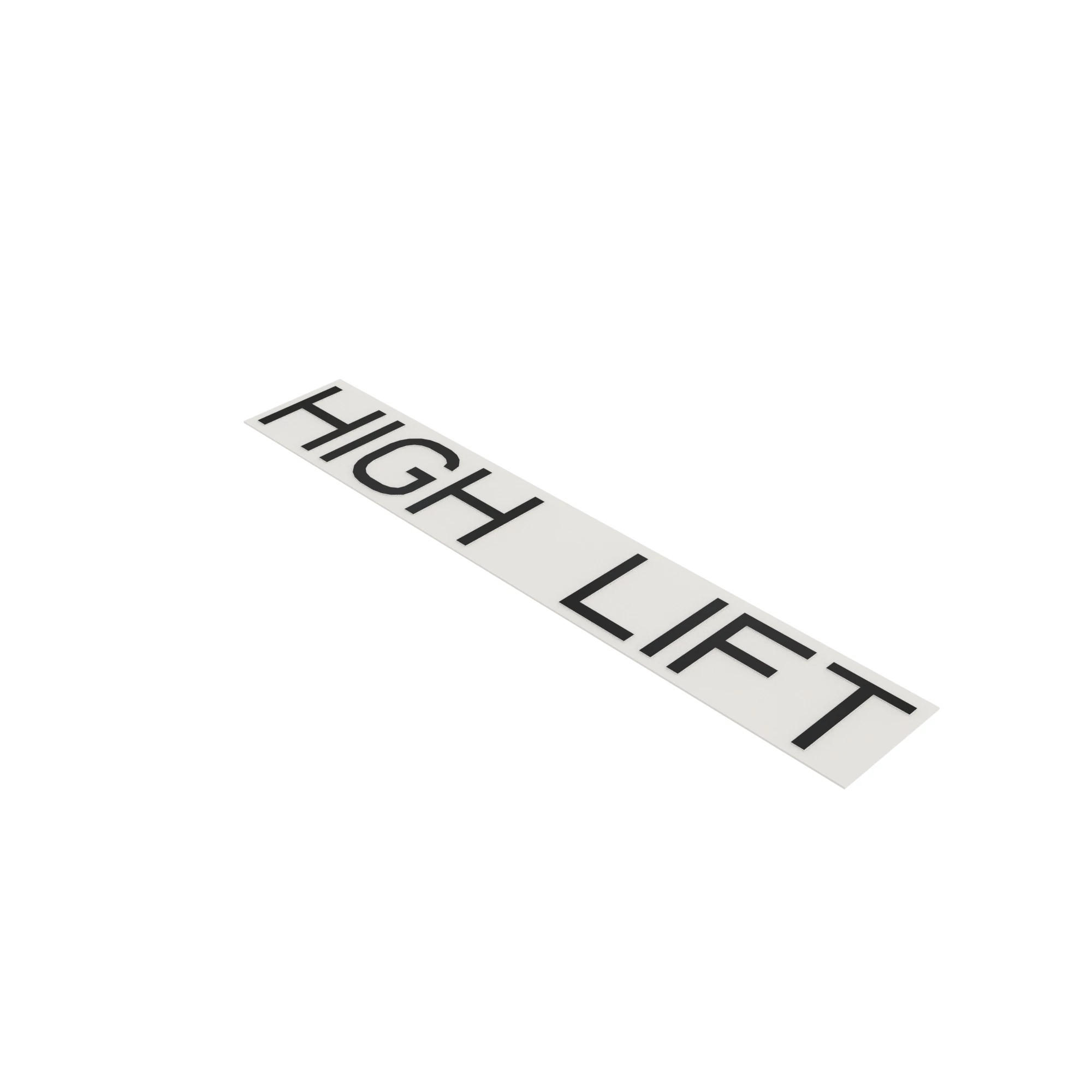 DECAL HIGH LIFT