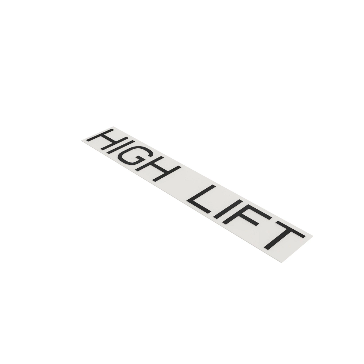 Decal High Lift
