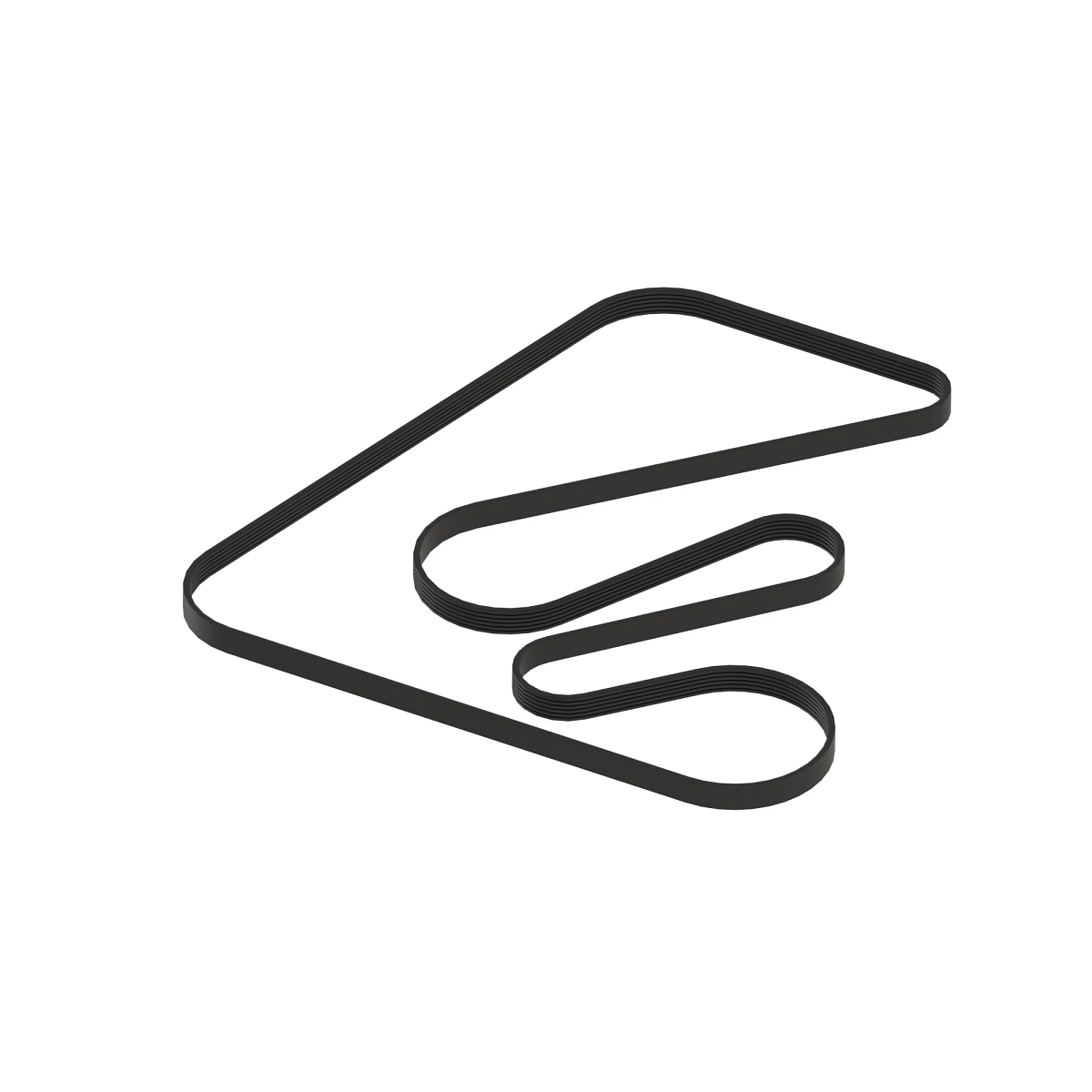 John Deere PK Section Engine Auxiliaries Drive V-Belt, Effective Length 2760 mm (108 inch) - R517038