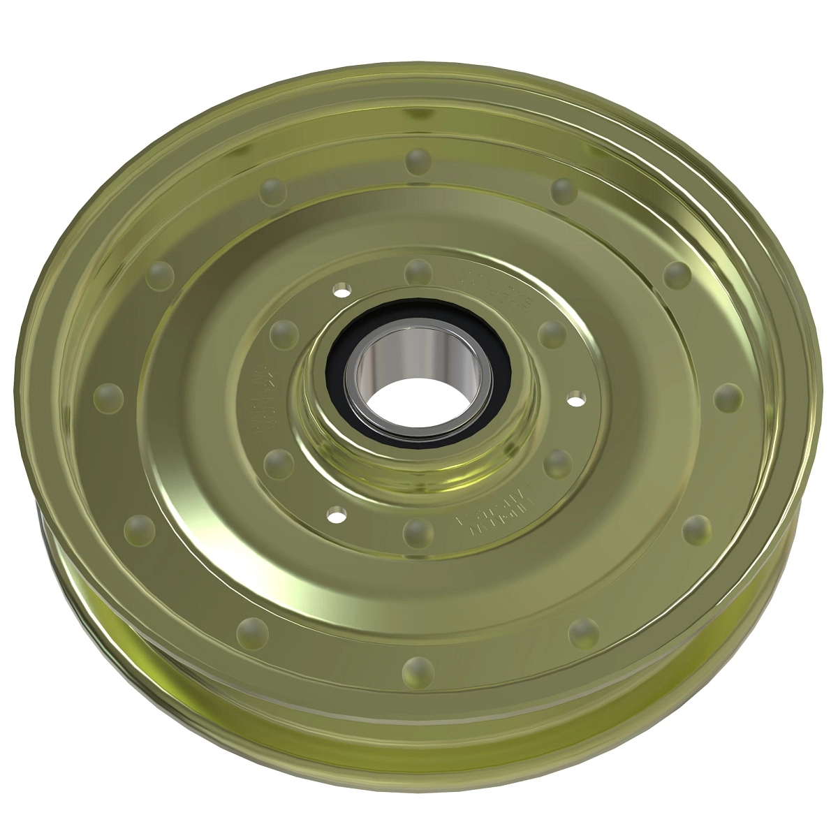 Idler Pulley, 7" Drb Flat