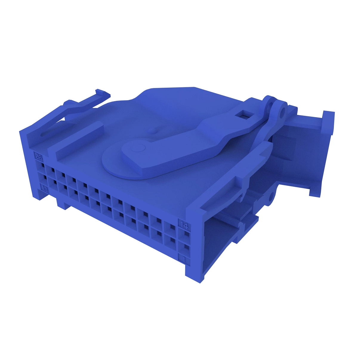 Tyco Lac 26W Fem Unsld Blue Plstc