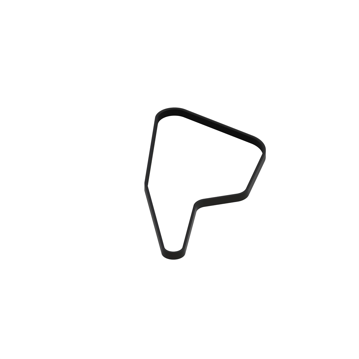 John Deere Engine Fan Drive V-Belt, Effective Length 1980 mm (78 inch) - T437052