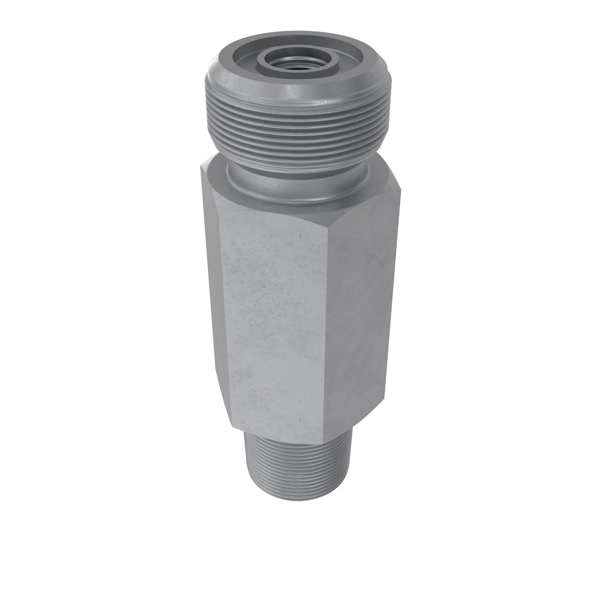 ADAPTER FITTING, PIPE THREAD TO ORF