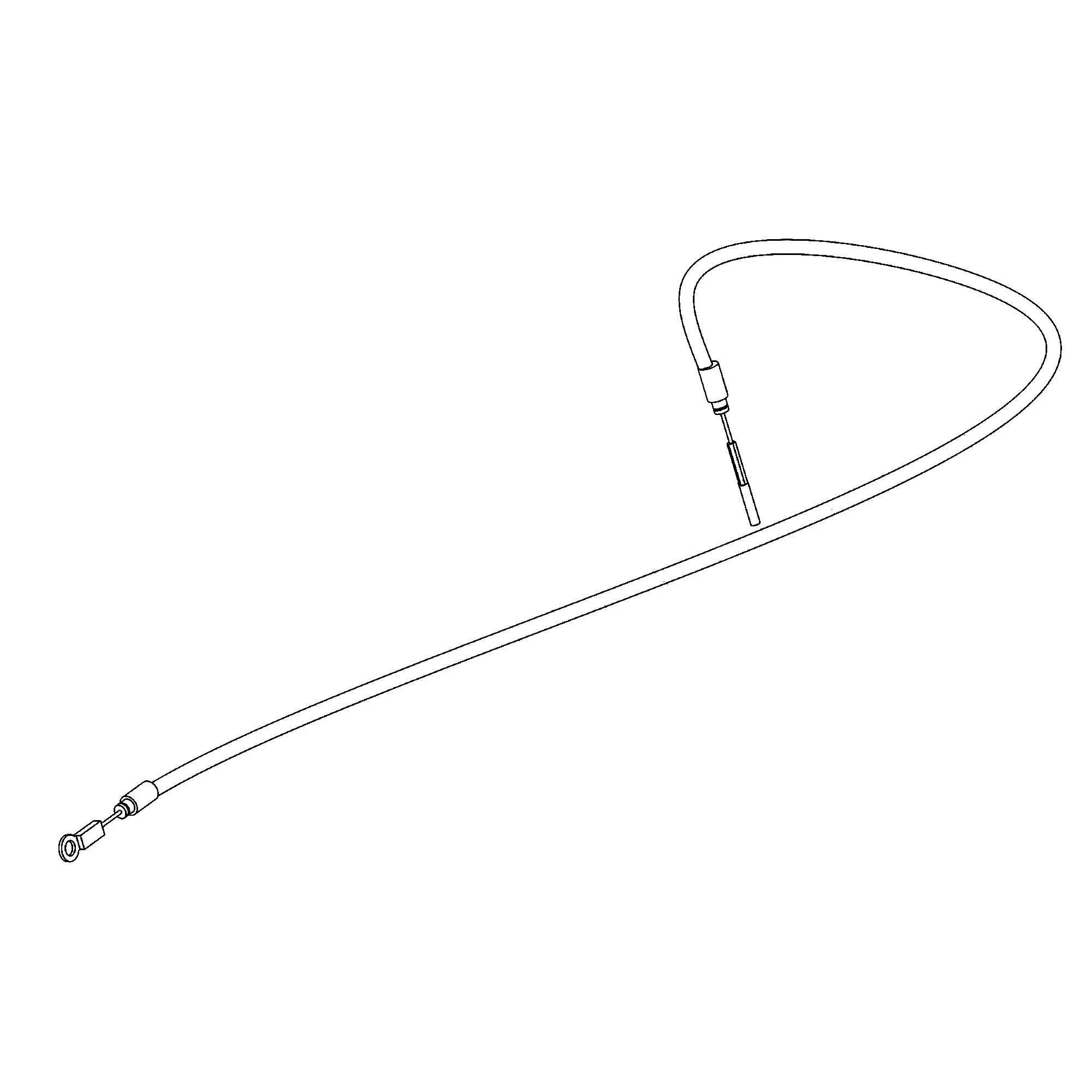 John Deere Rear Slide Control Cable Seat Kit - AT453757