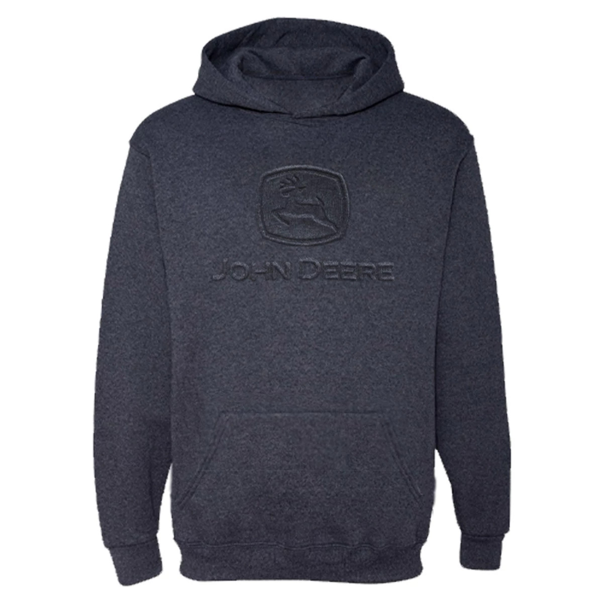 Embossed Navy Hoodie