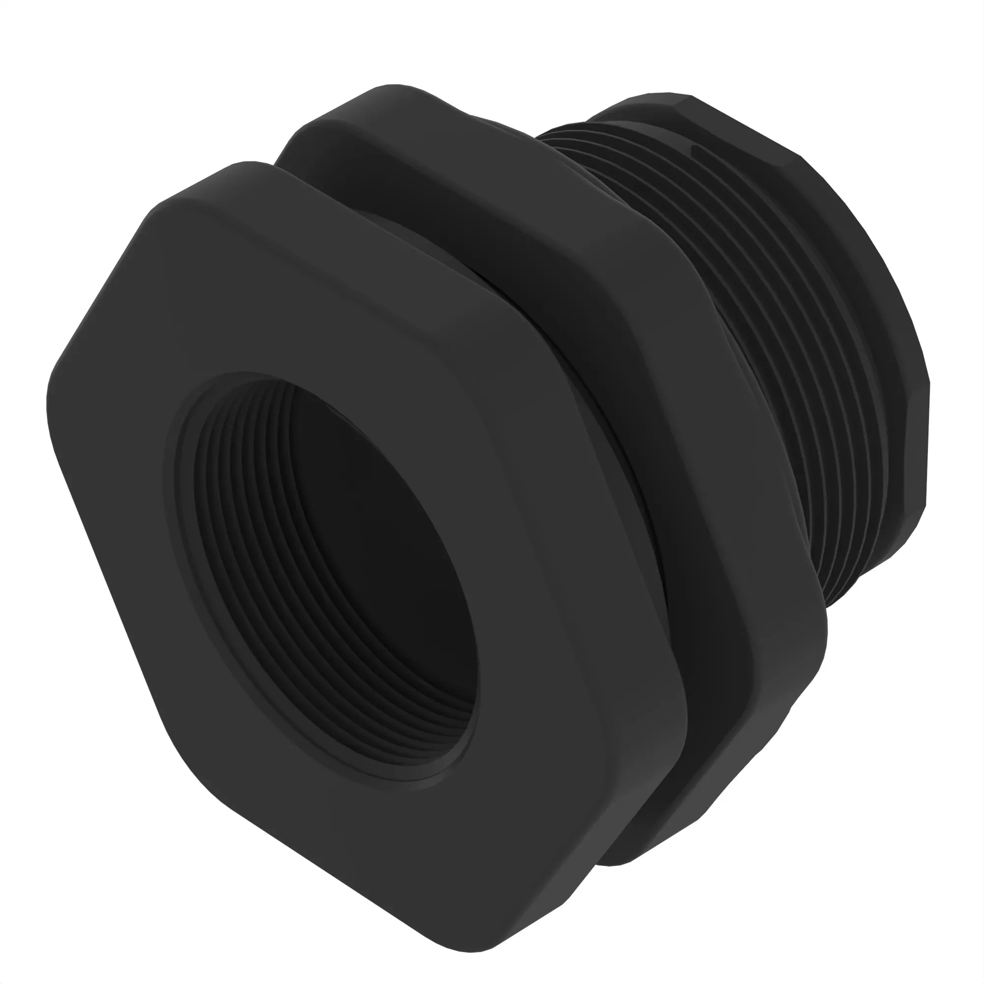 John Deere Bulkhead Flange Fitting - WZW15355