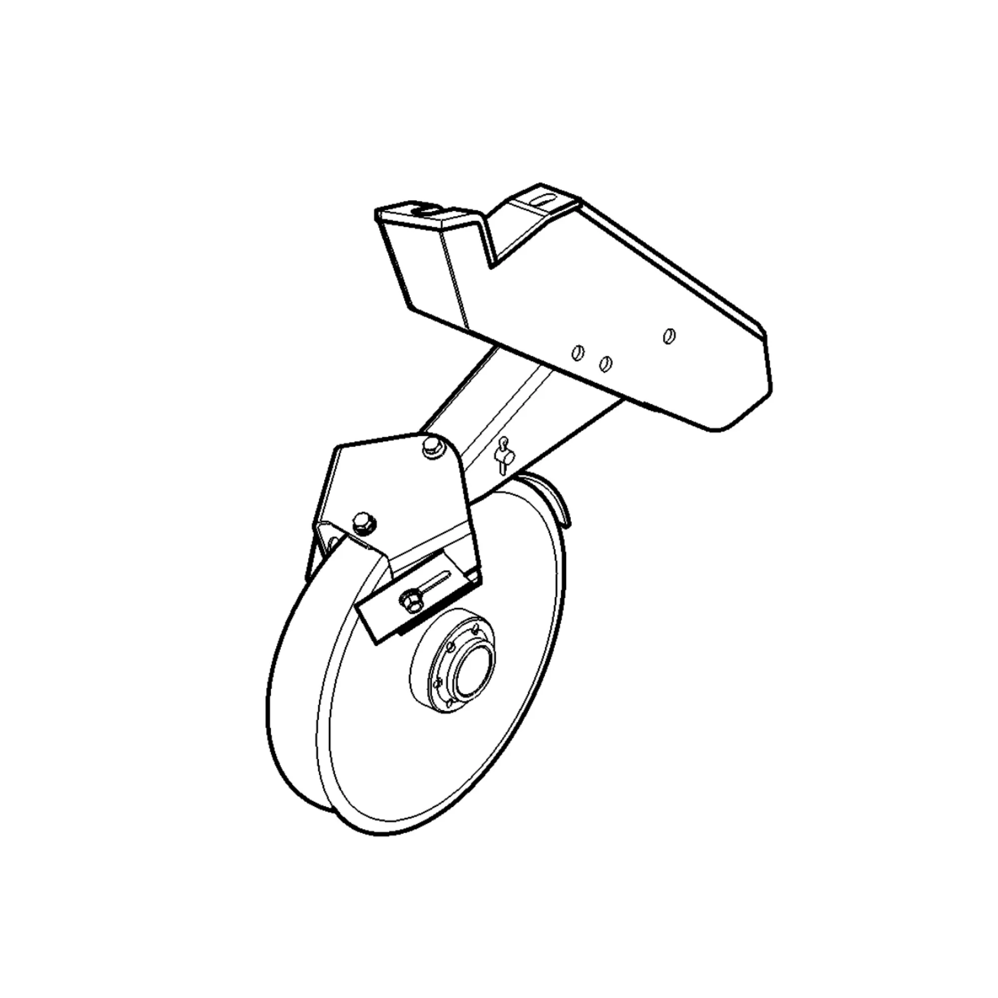 John Deere Double Disk Fertilizer Opener Attachment - BA29502