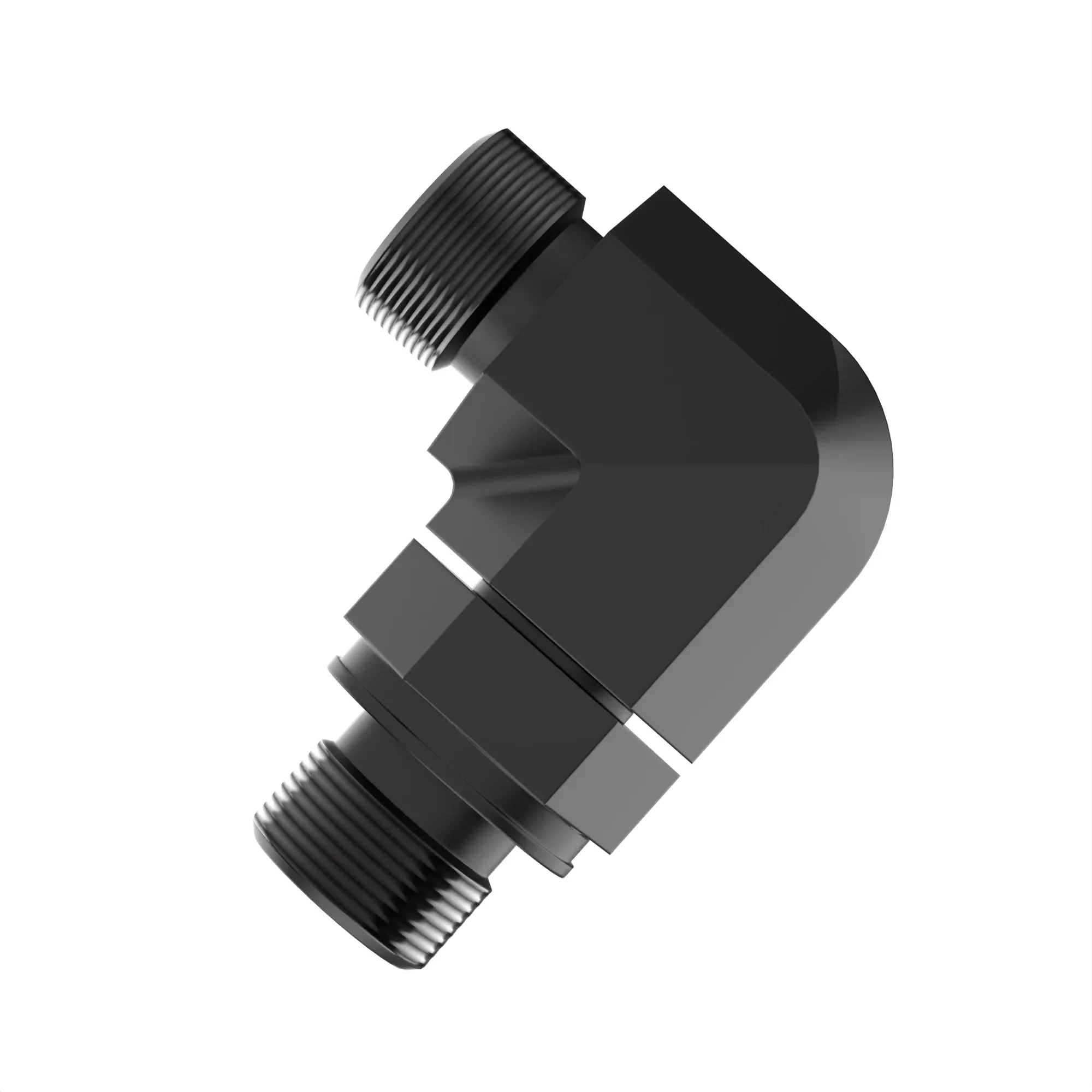 ADJ STUD ELBOW (SDE),
M14 ORB with 0.9 mm orifice to -4 ORFS