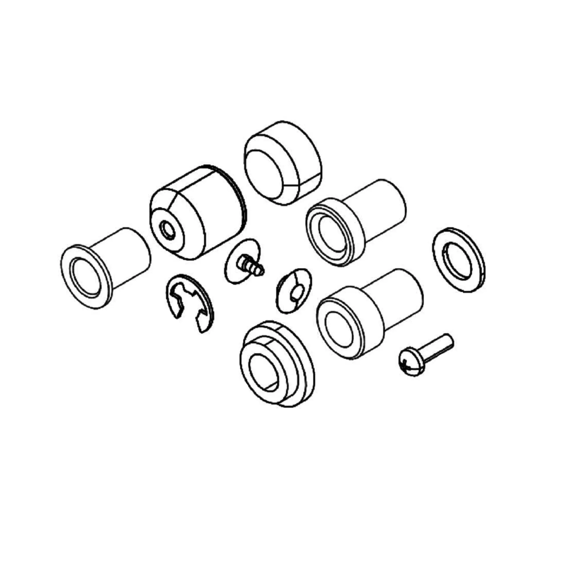 John Deere Seat Bearing and Roller Kit - AFH218198