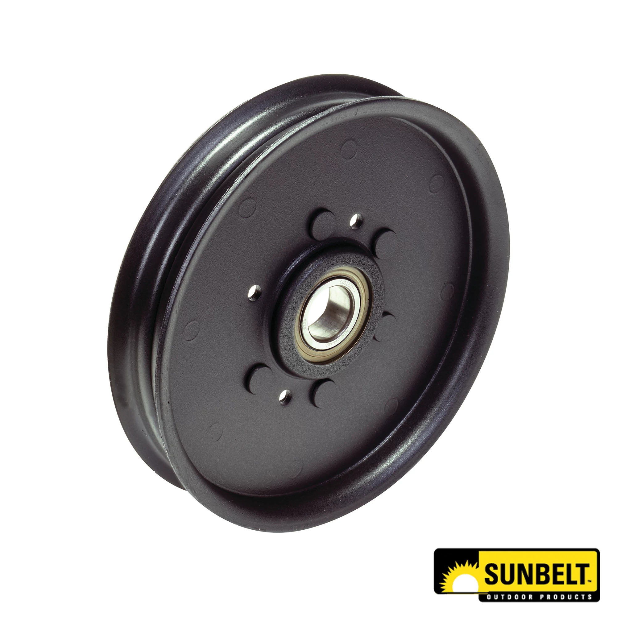 John Deere OEM Mower Deck Flat Idler Pulley - Part #AUC16698 Steel Replacement