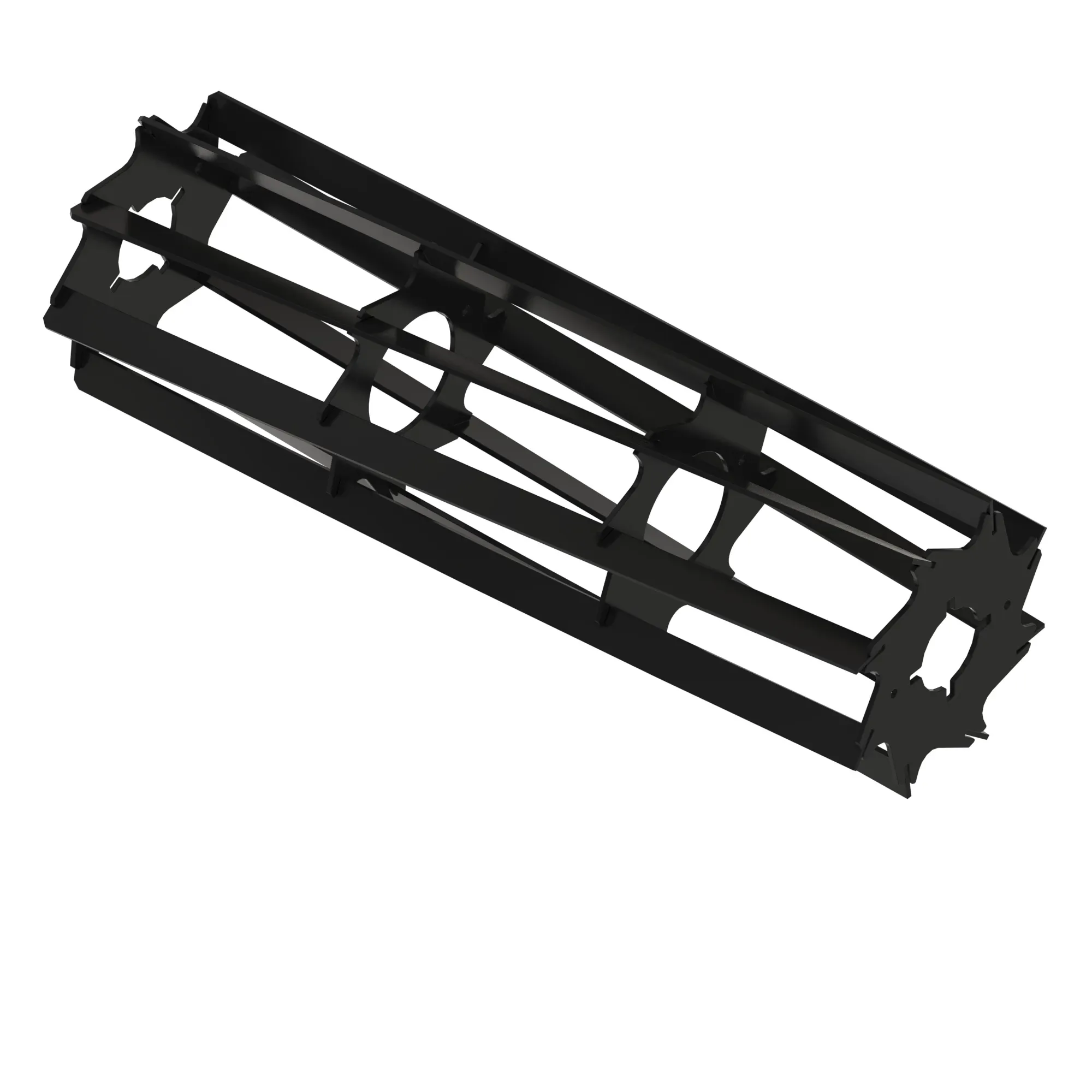 ROLLING BASKET, FLAT BAR, 4FT