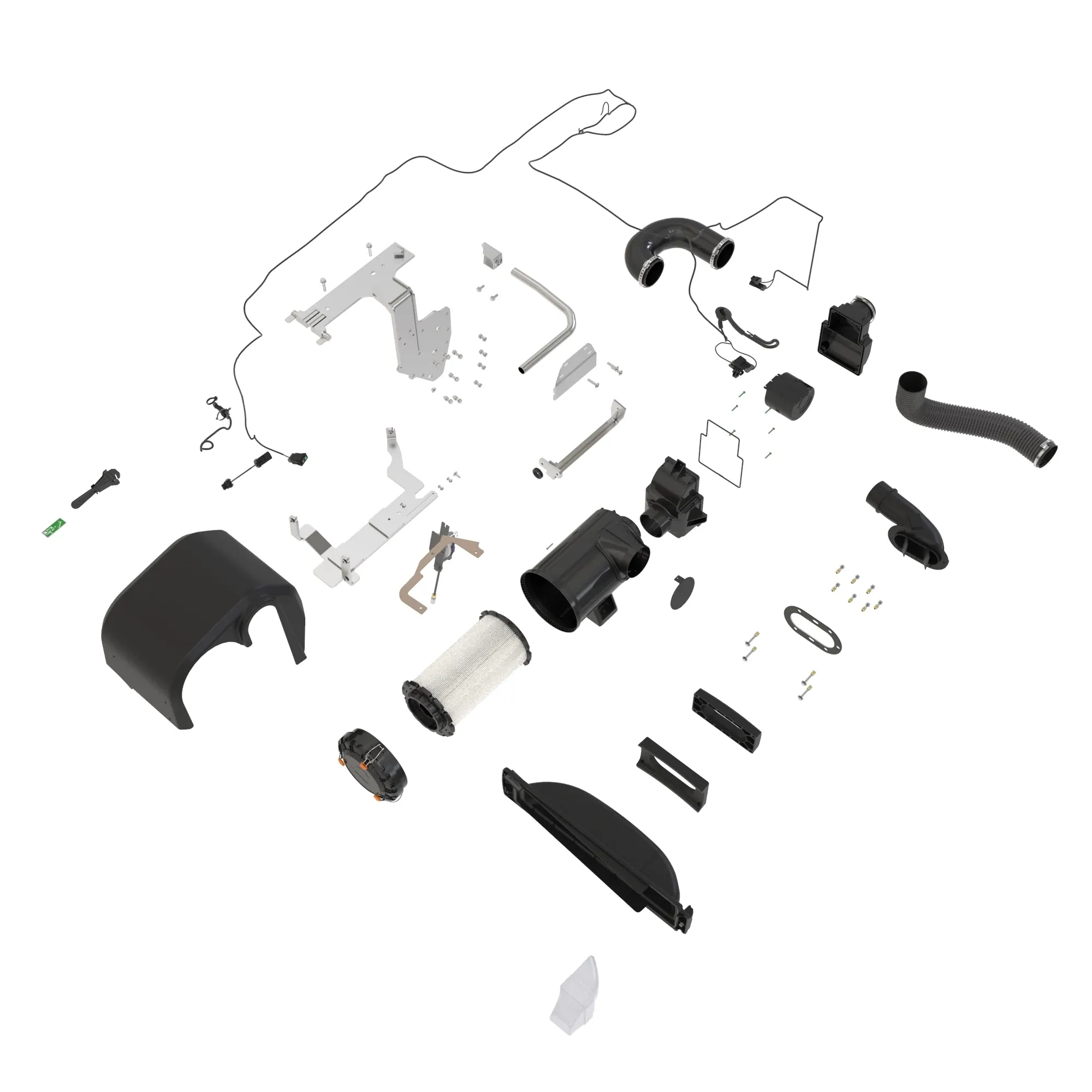 John Deere Cab Air Filtration System Attachment, Category 4 - BL16516