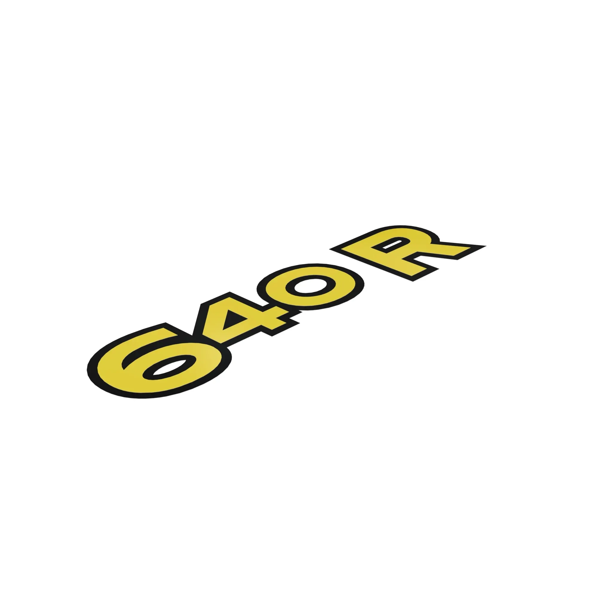 John Deere 640R Model Designator Label, Right Side - W59569