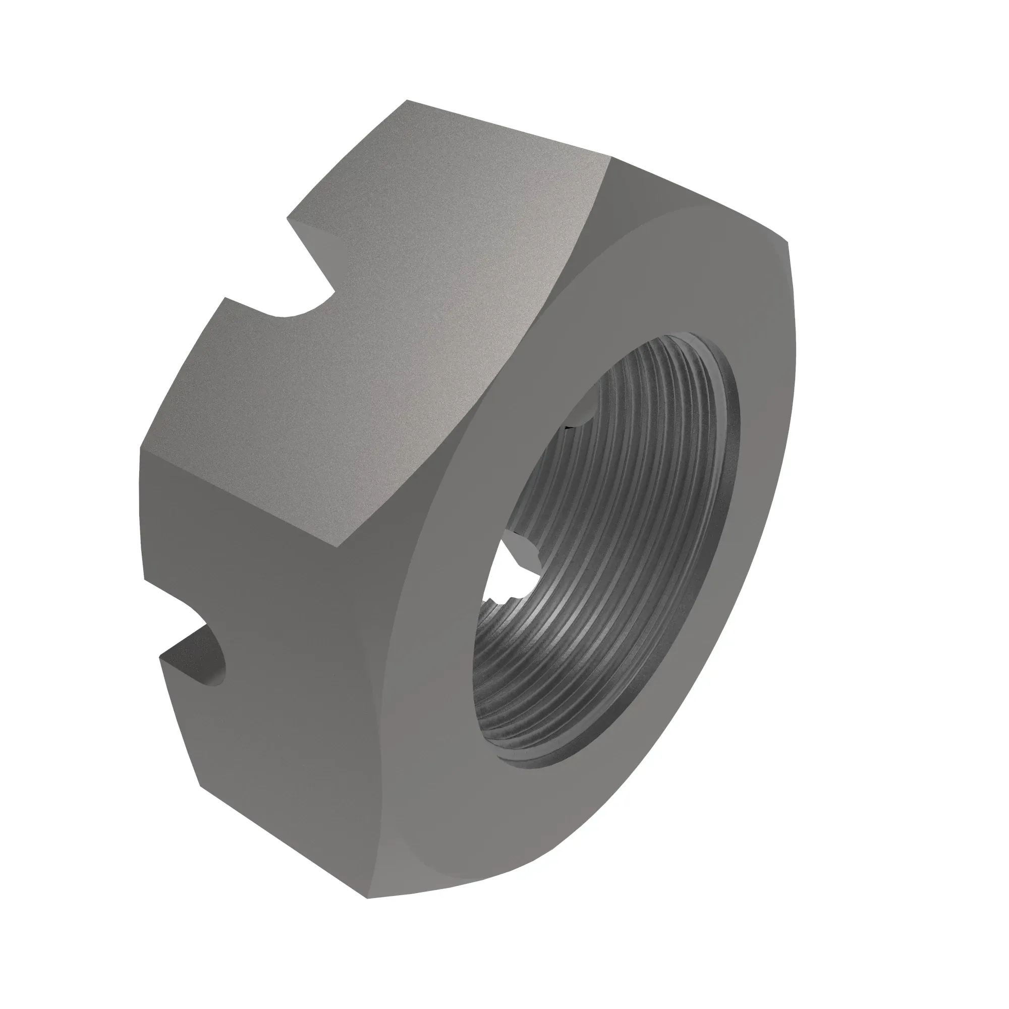 NUT, METRIC, THIN HEX SLOTTED