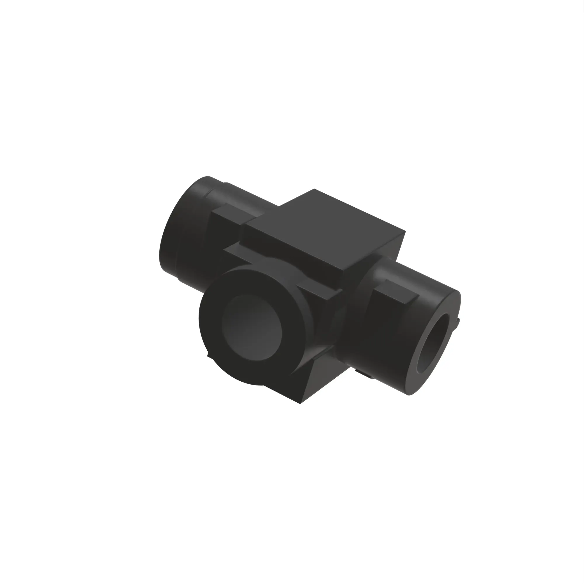 SCHLEMMER T-MANIFOLD BLACK PLSTC