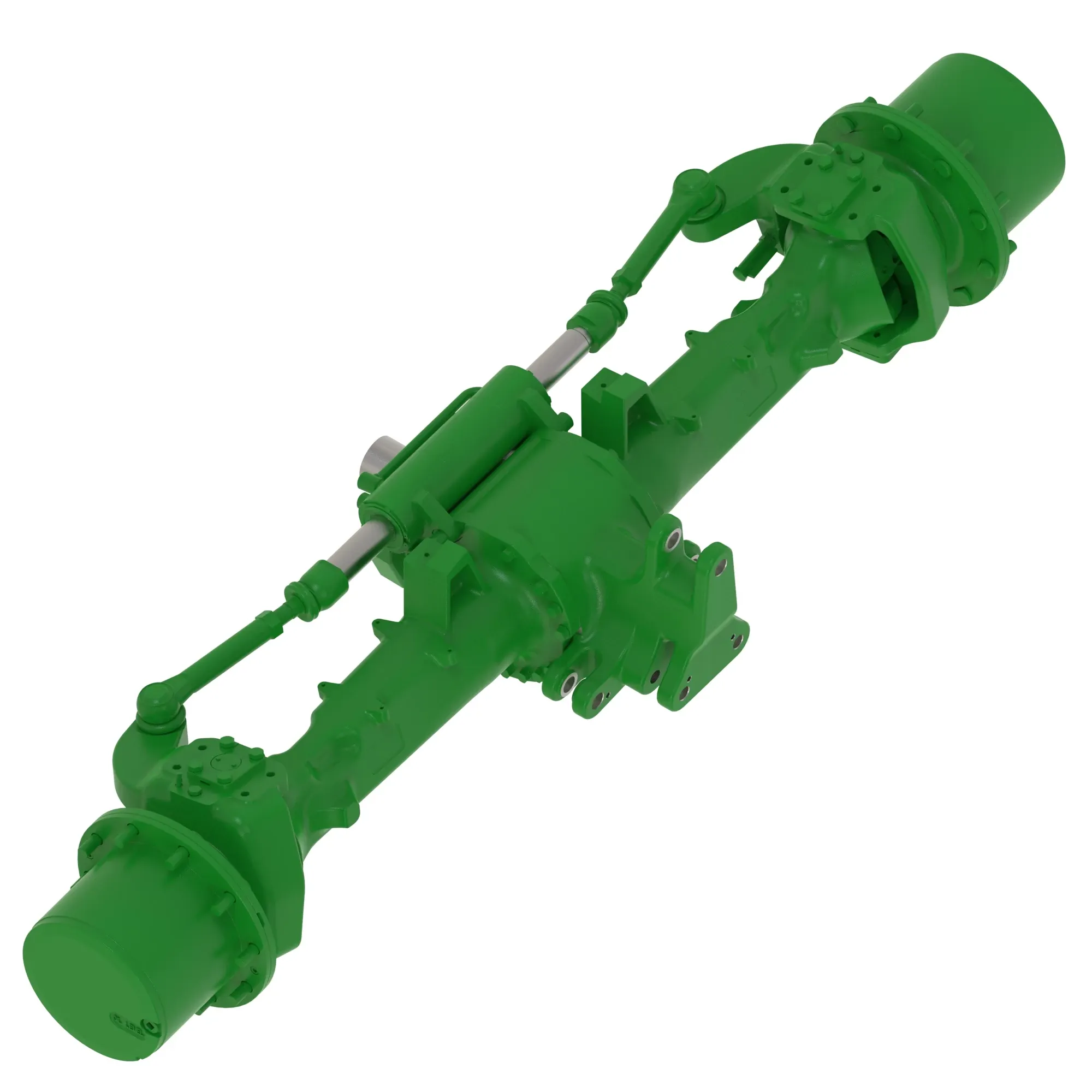 MFWD I=13.160/TLS/BRAKE/LS DIFF LOCK (DANA 755/10089245), M60, King Pin=8, Caster=12, Camber=1, M18 steering cylinder ports