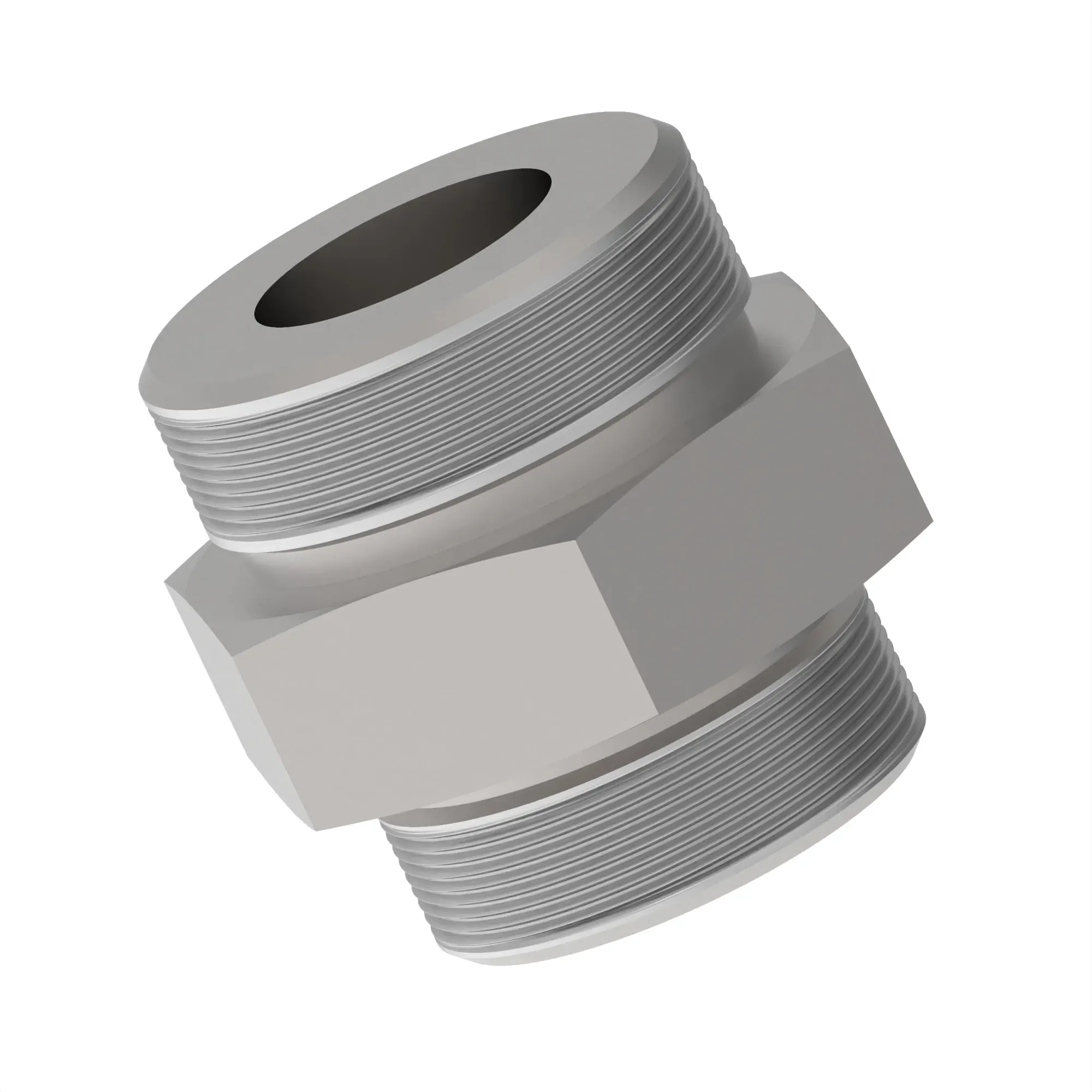 STUD STRAIGHT, ORFS W/METRIC HEX