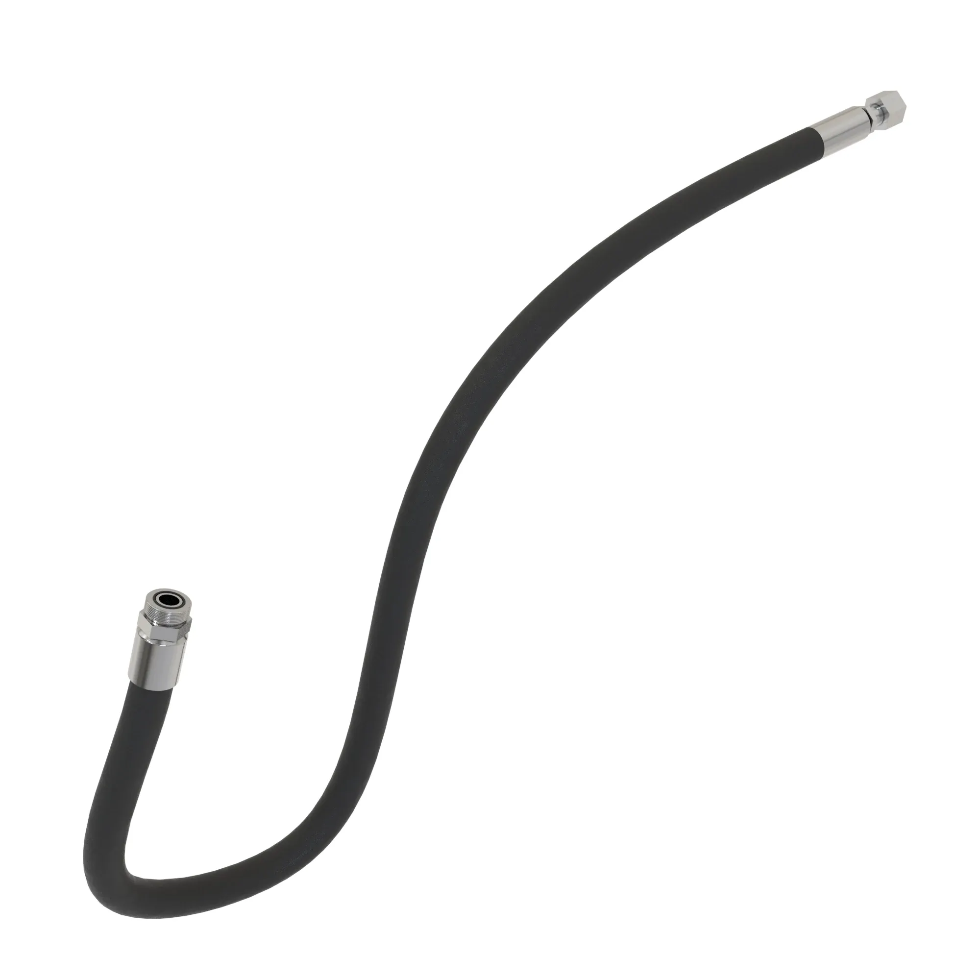 John Deere Boom Valve Drain Hydraulic Hose - AT195979