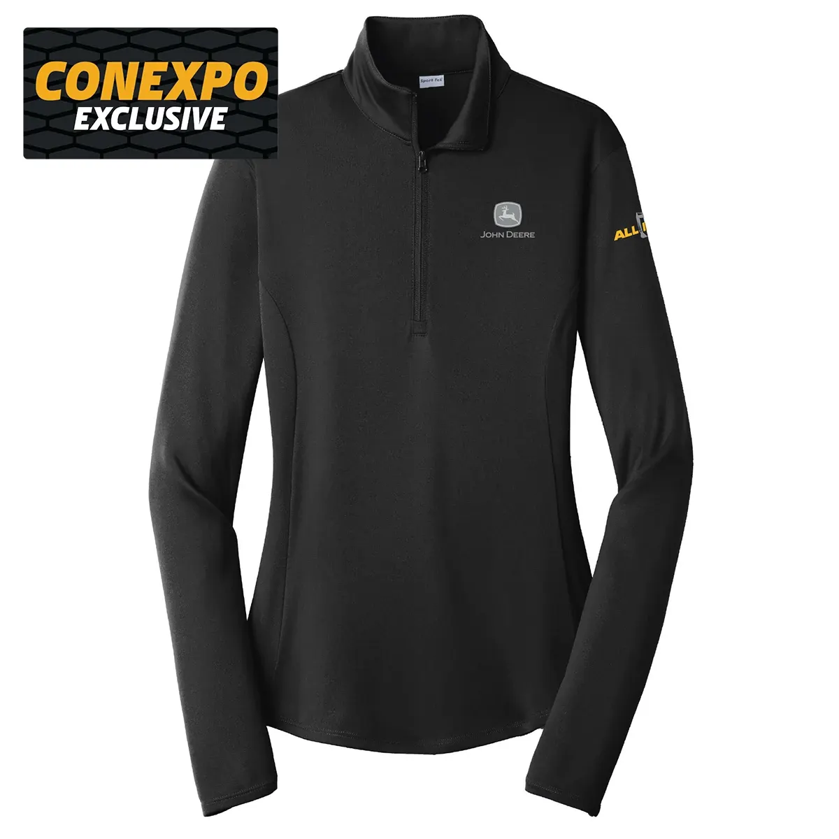 All In Quarter Zip - Ladies Fit