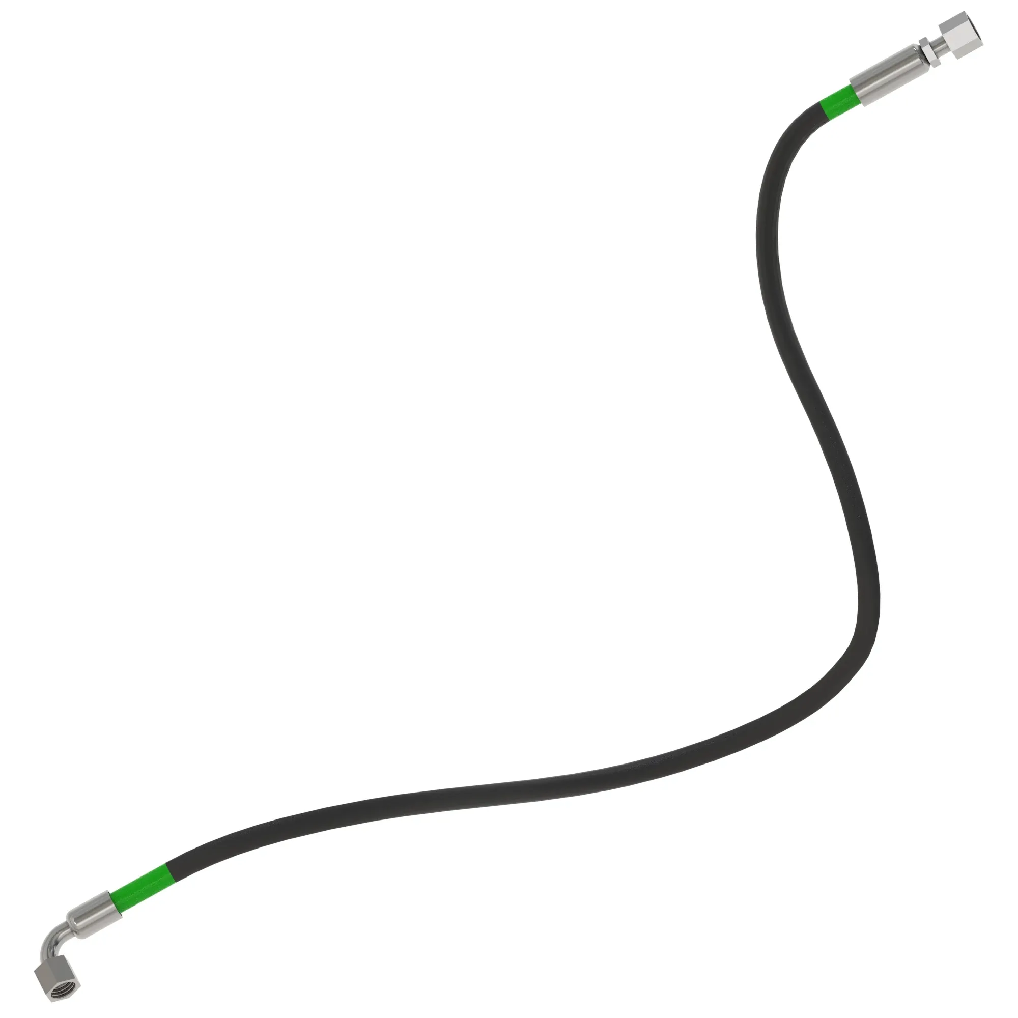 John Deere Bulkhead to Hand Valve Hydraulic Hose - AKK20968