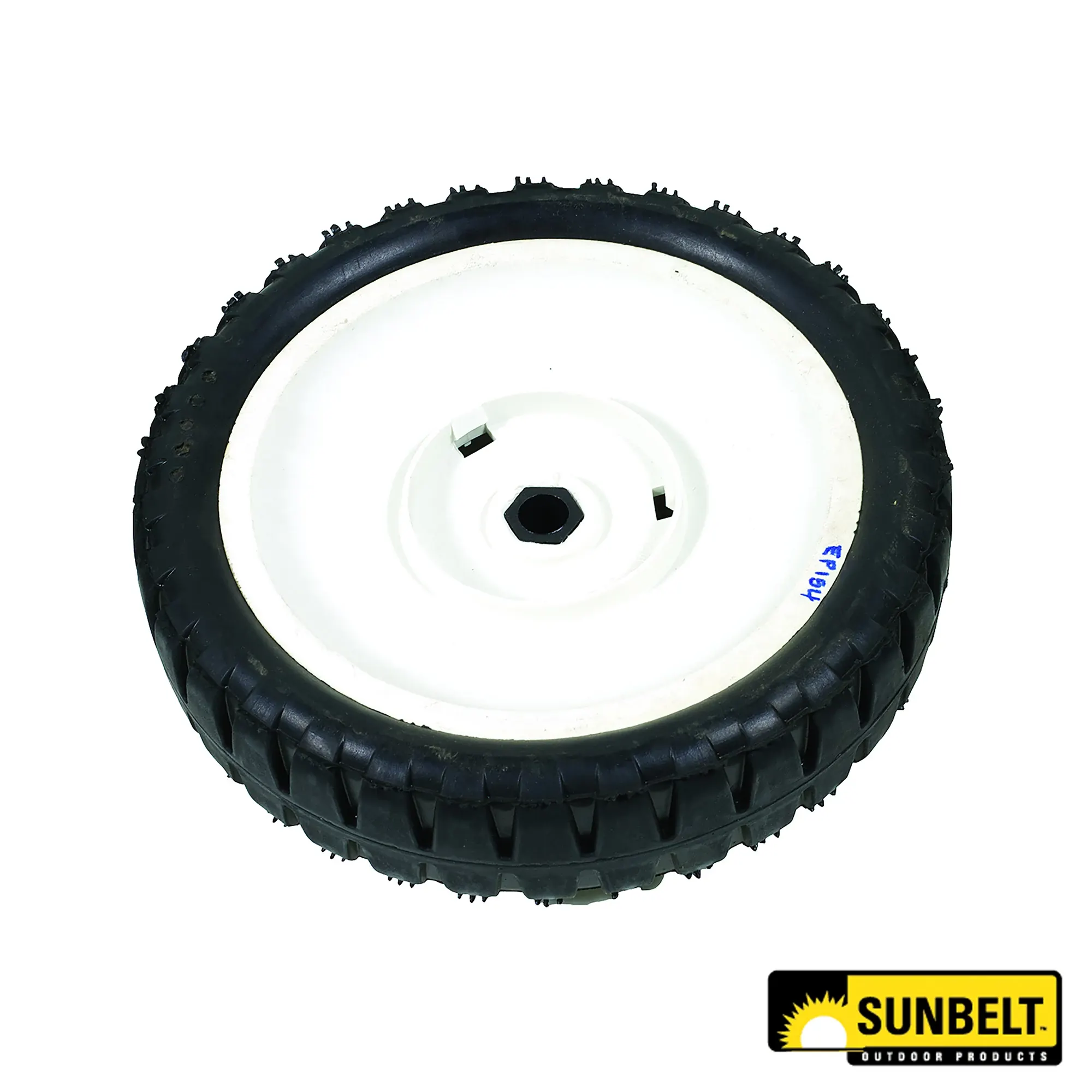 Sunbelt White Gear Type Deck Wheel, 8 X 2, 54 Teeth - A-B1EP154