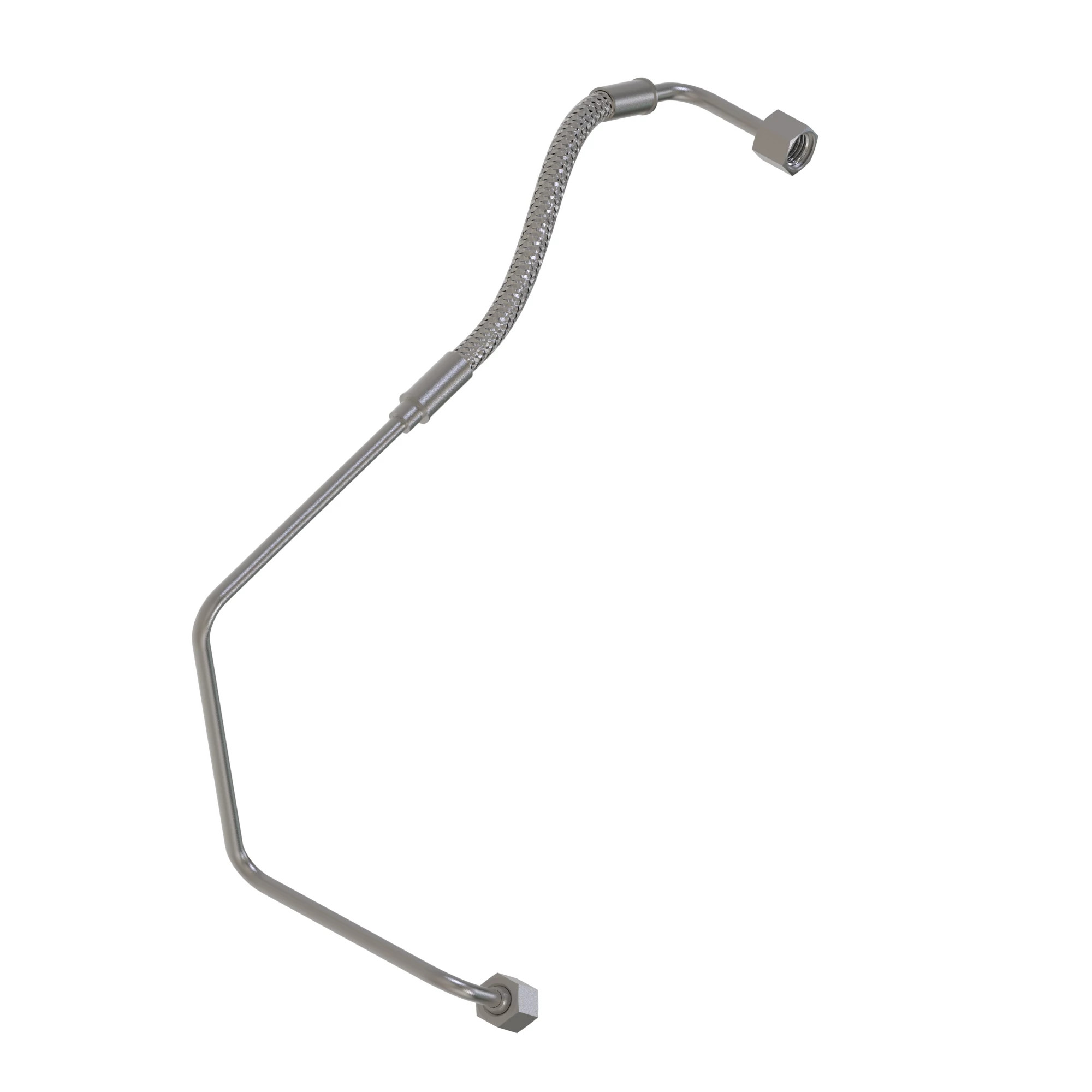 John Deere Air Compressor Oil Line - RE553153