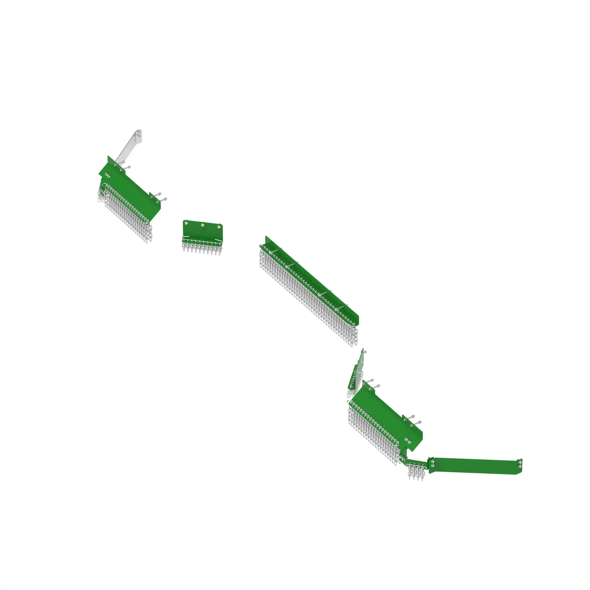 John Deere Double Row Rear Shield Attachment, 15 ft - BE32786