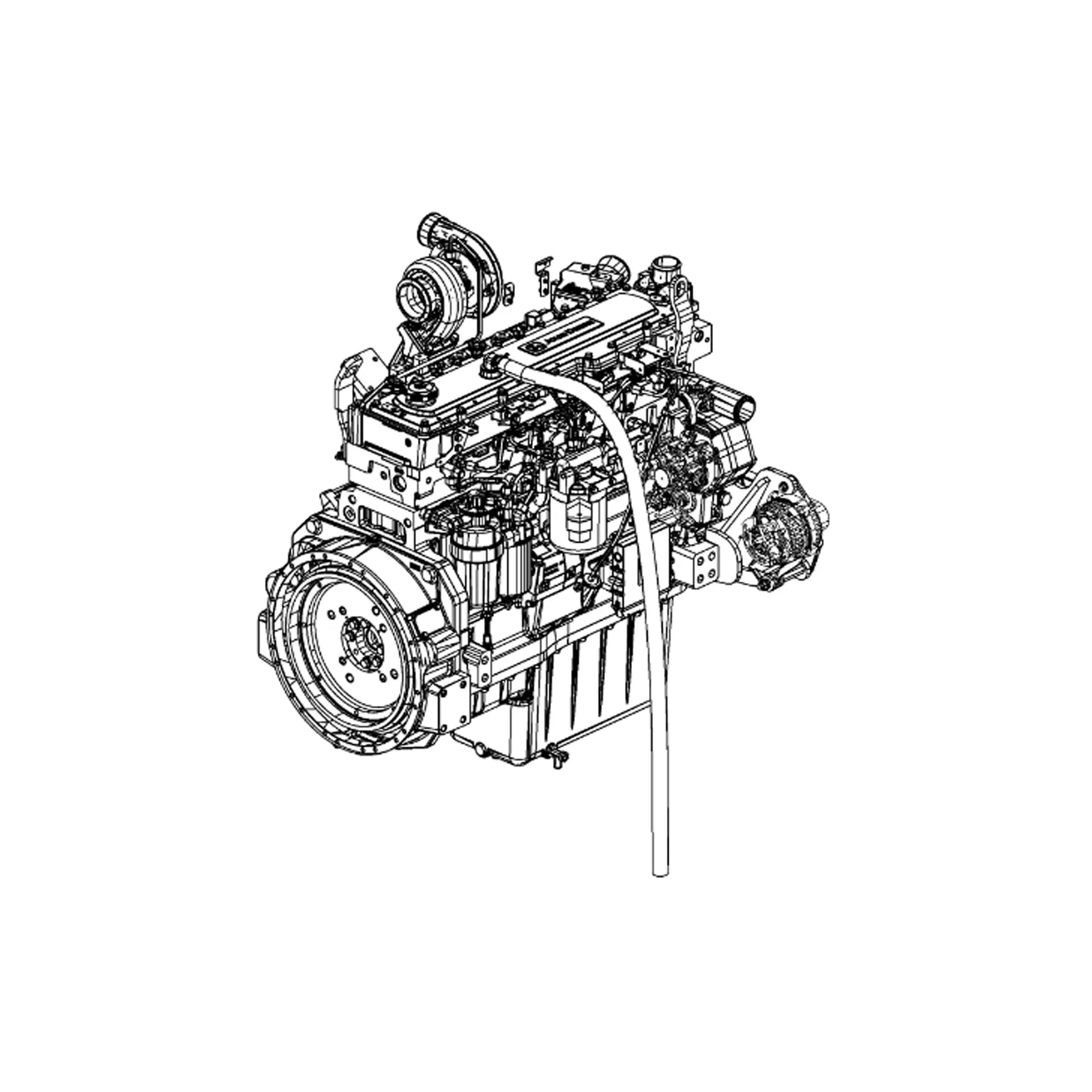 John Deere Reman REMAN Diesel Engine, 9 Liter, Tier 3 - SE501904