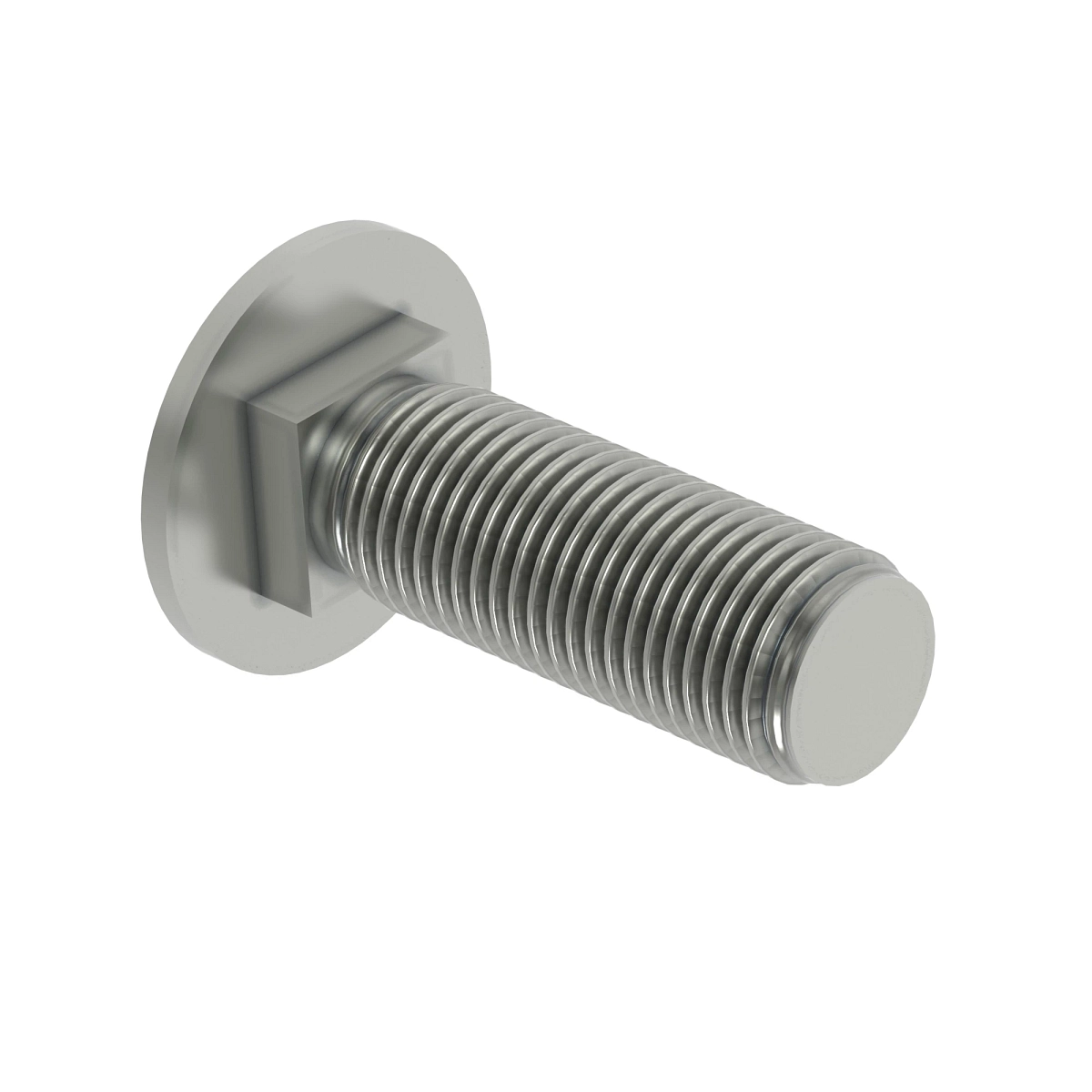 Bolt, Rd HD Sq Long Neck, Metric
