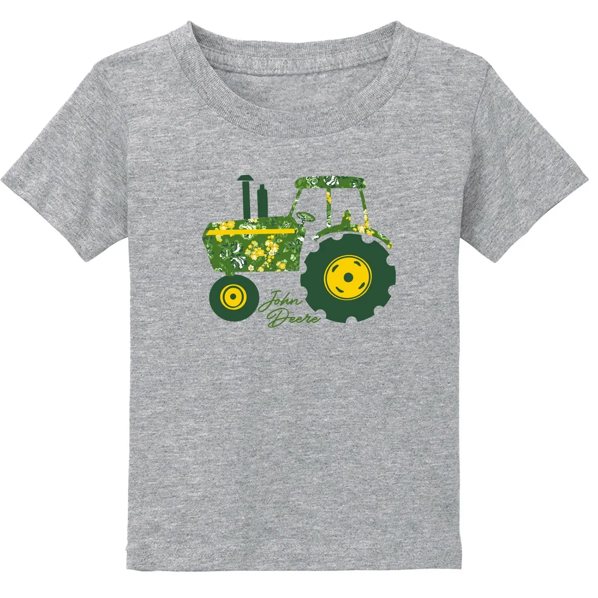 Toddler Tractor Made of Flowers T-Shirt