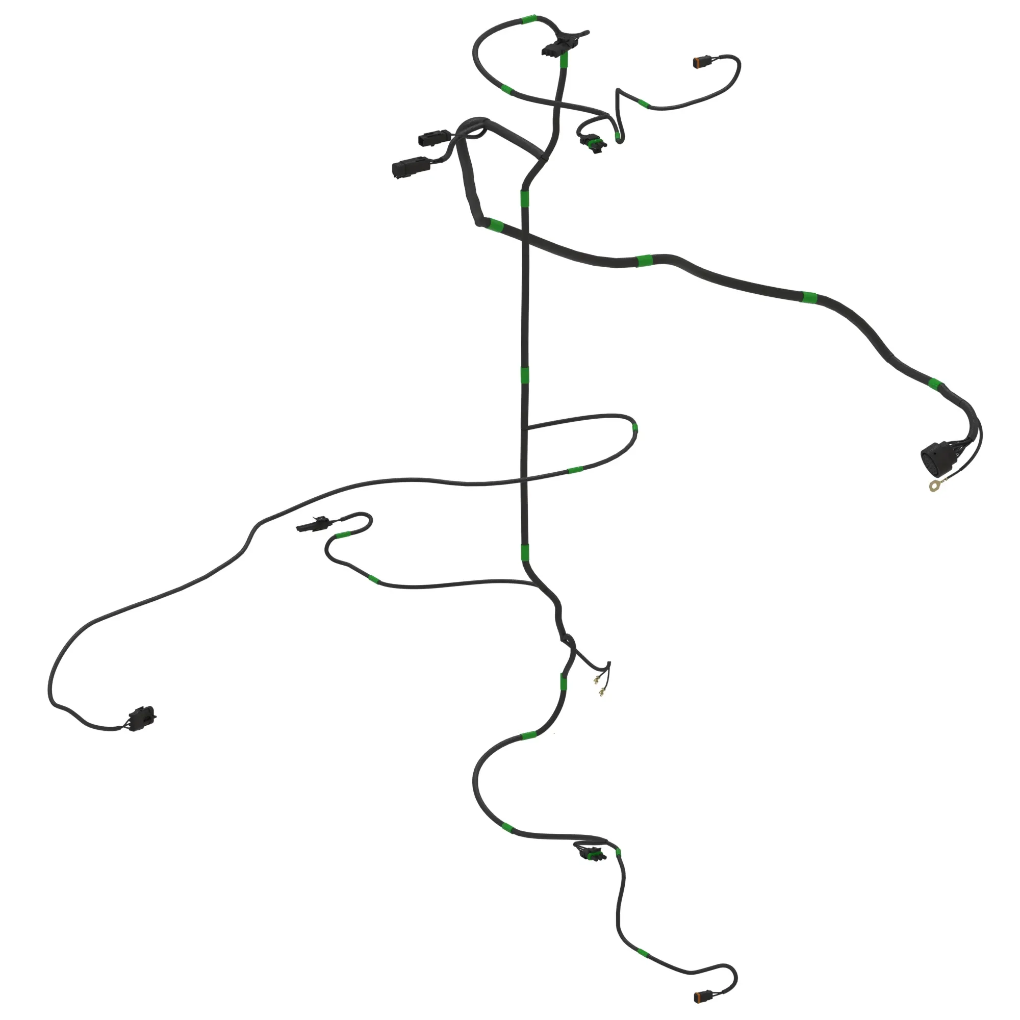 John Deere Loader Frame Chassis Wiring Harness - AT529317