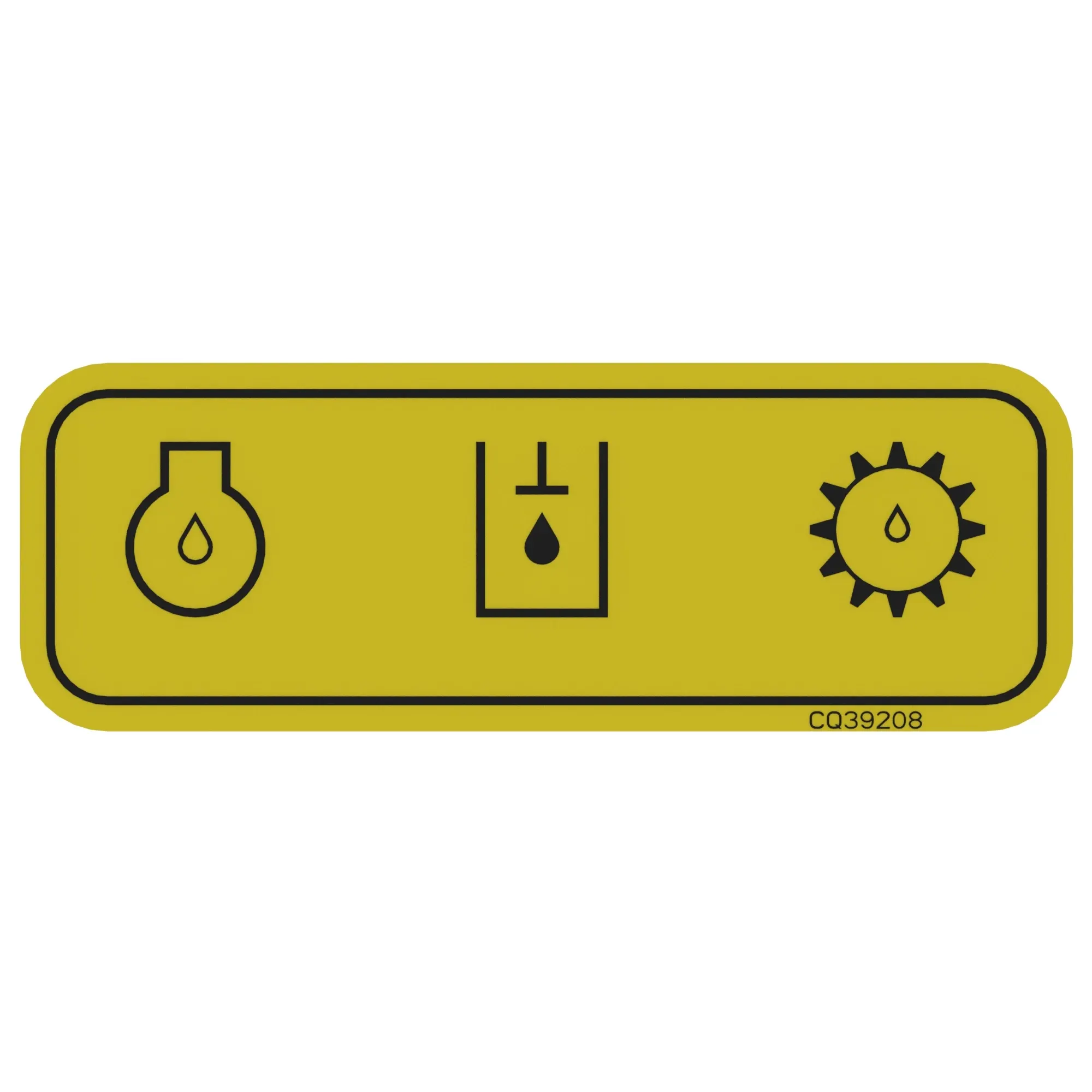 John Deere Text Free Decal - CQ39208