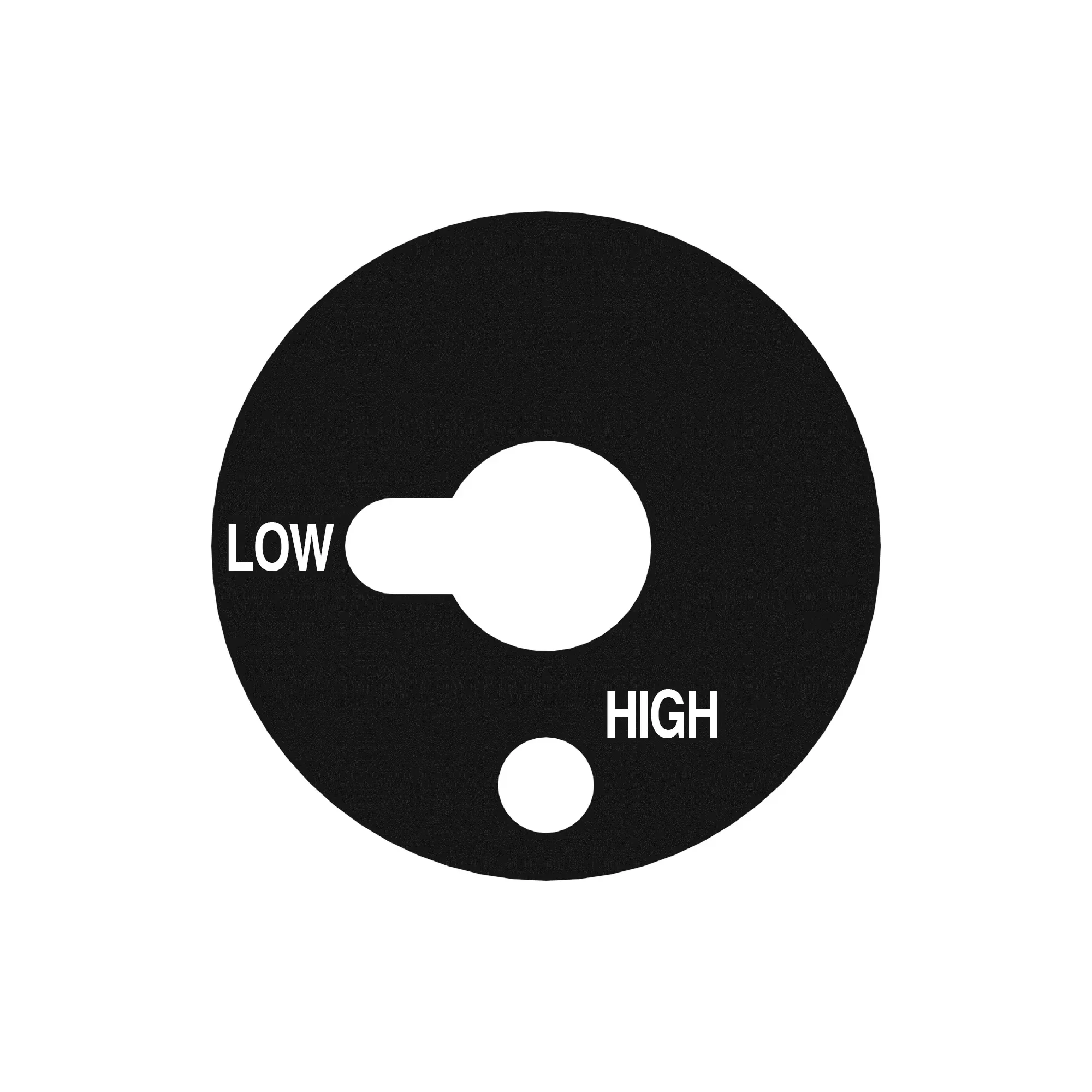 John Deere Agitator Drive Position Label - A63406