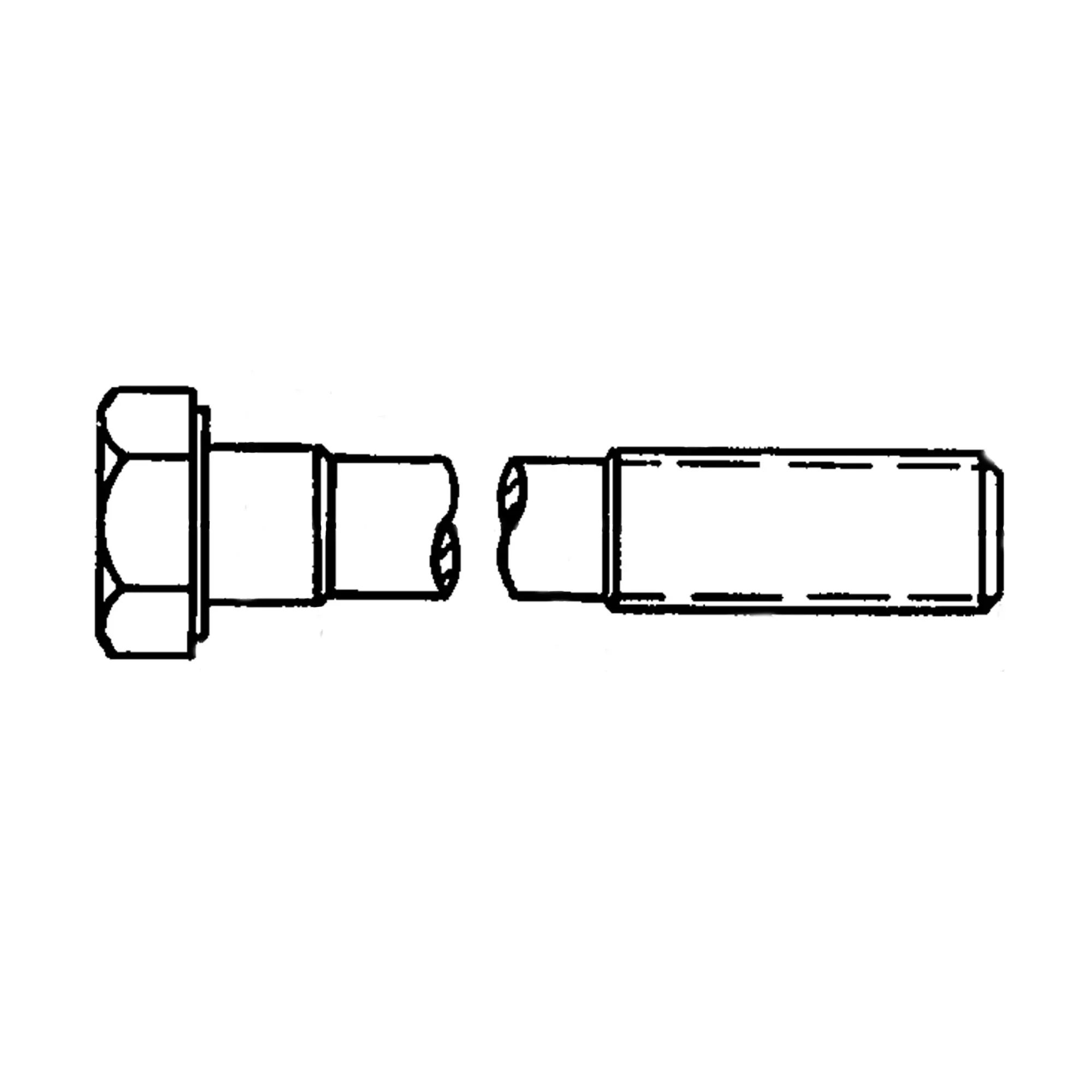 John Deere Shoulder Screw, 1/2" X 5" - R53219