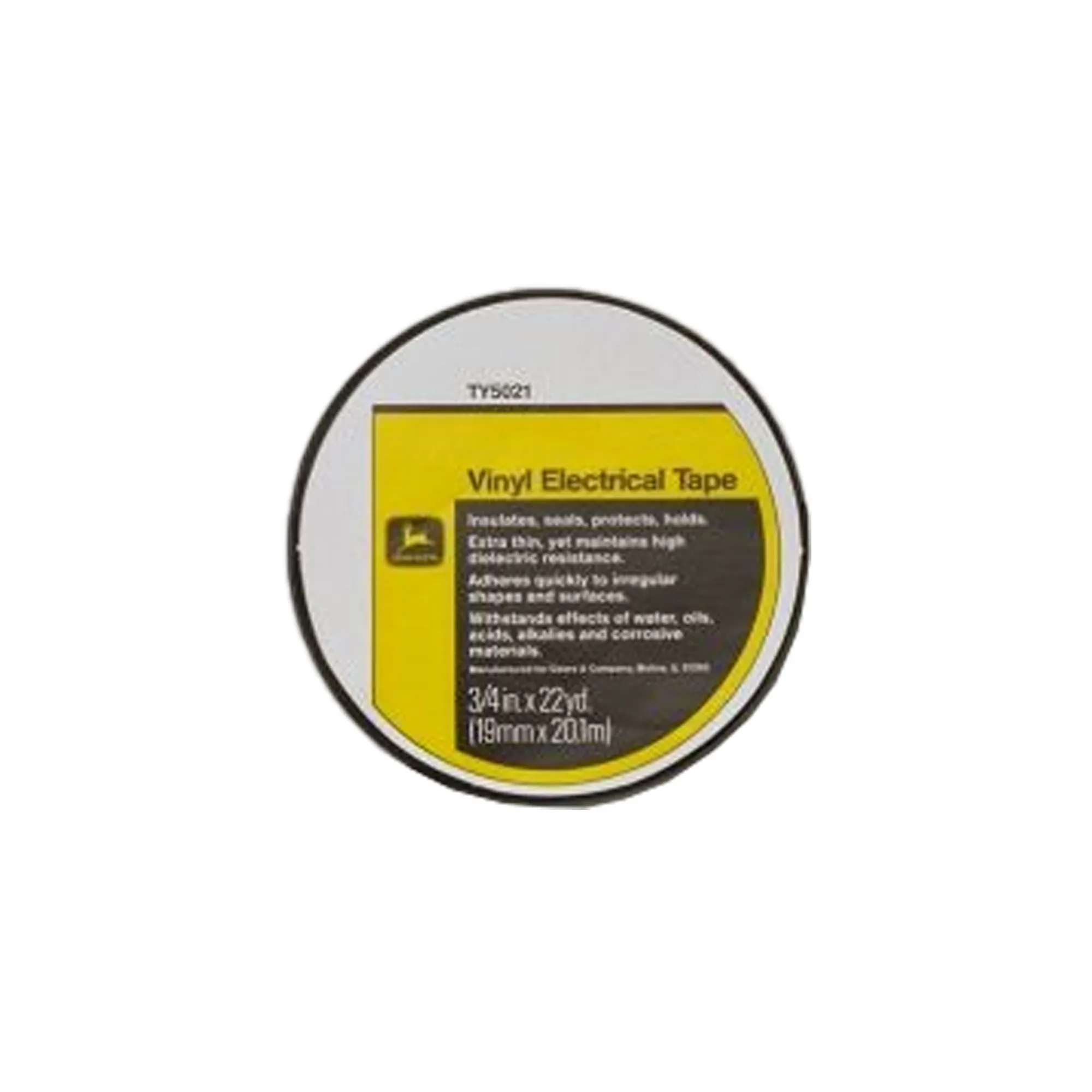 John Deere Black Vinyl Electrical Tape - TY5021