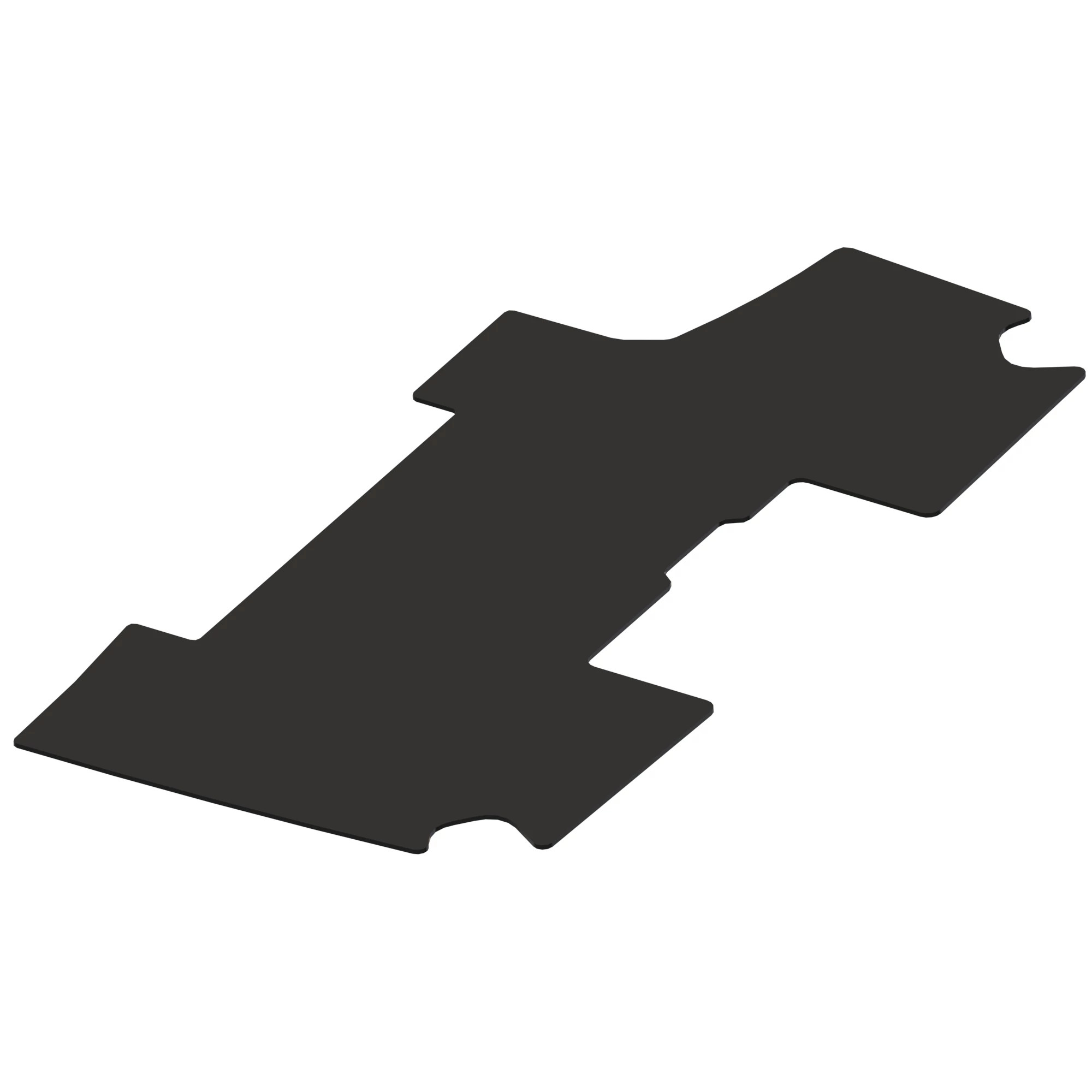 John Deere Carpet Floor B-post Mat - TA10571