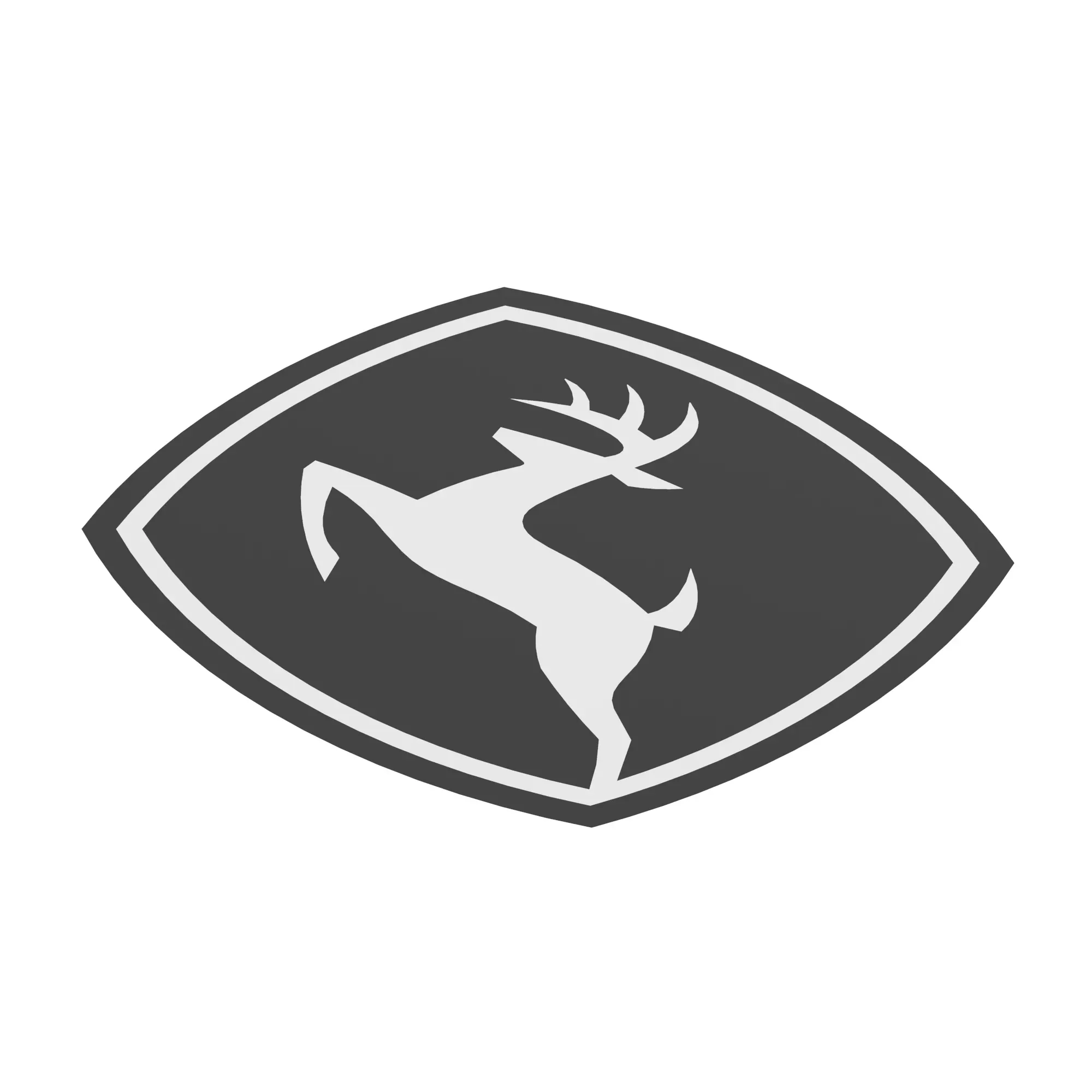 John Deere Trademark Leaping Deer Label - JD5749