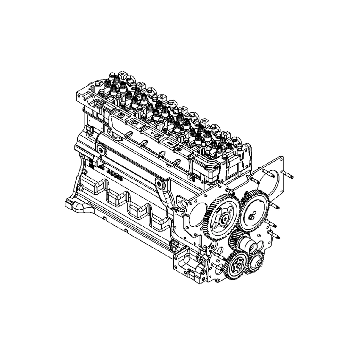 John Deere Reman REMAN Diesel Engine, 6.8 Liter, IT4 - SE502839