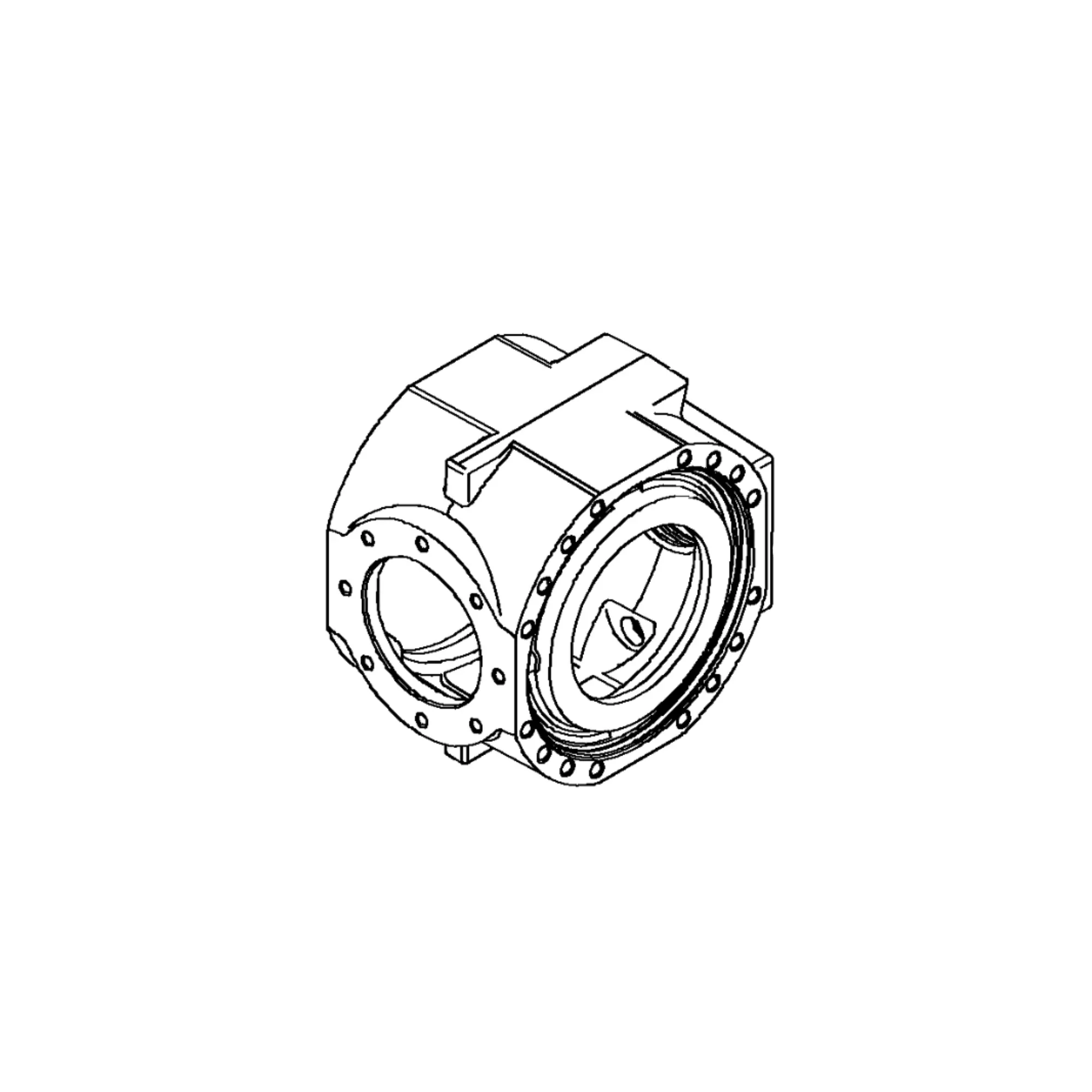 John Deere Vehicle Front Axle with Brake - LW11644988
