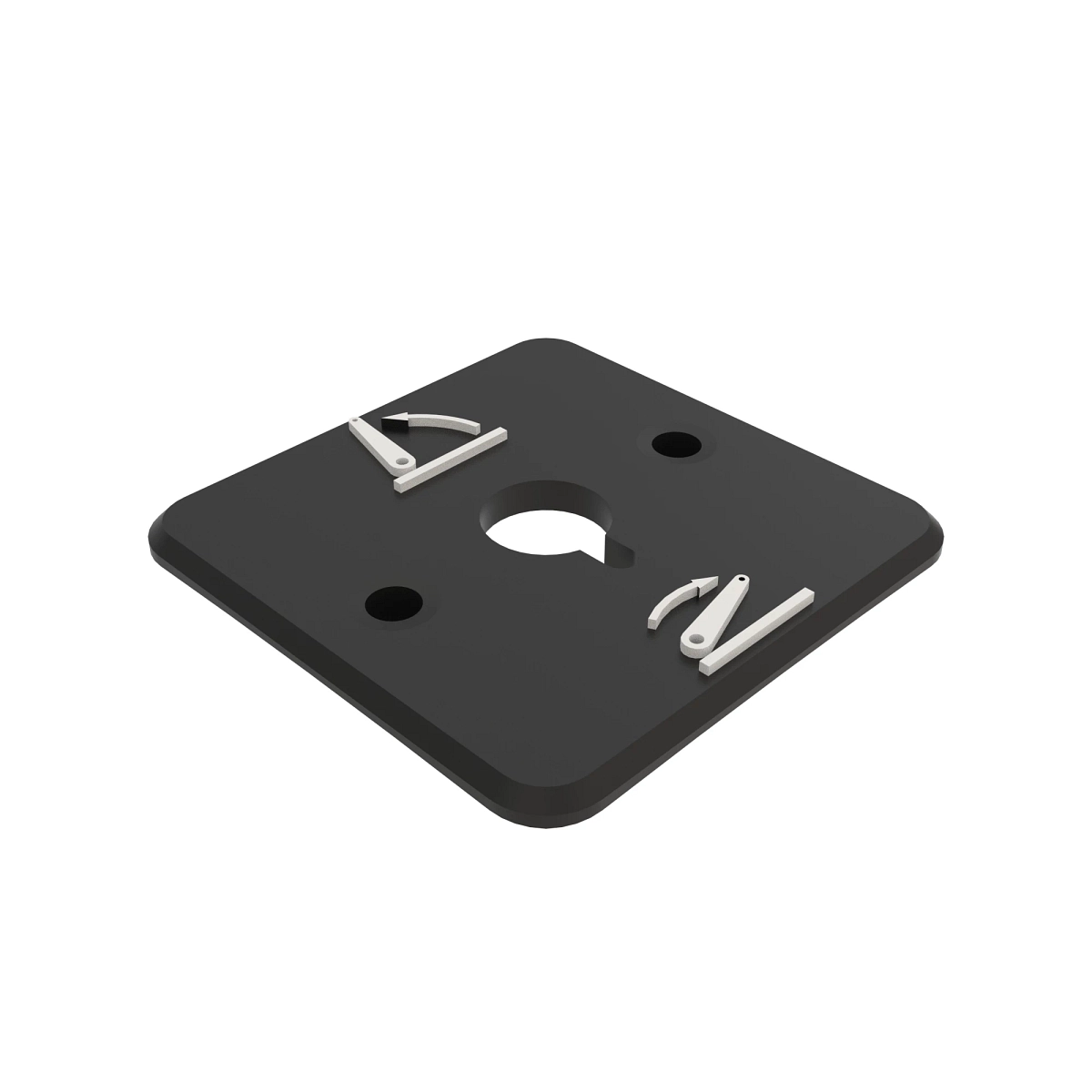 Plate, Hitch Remote Control Switch
