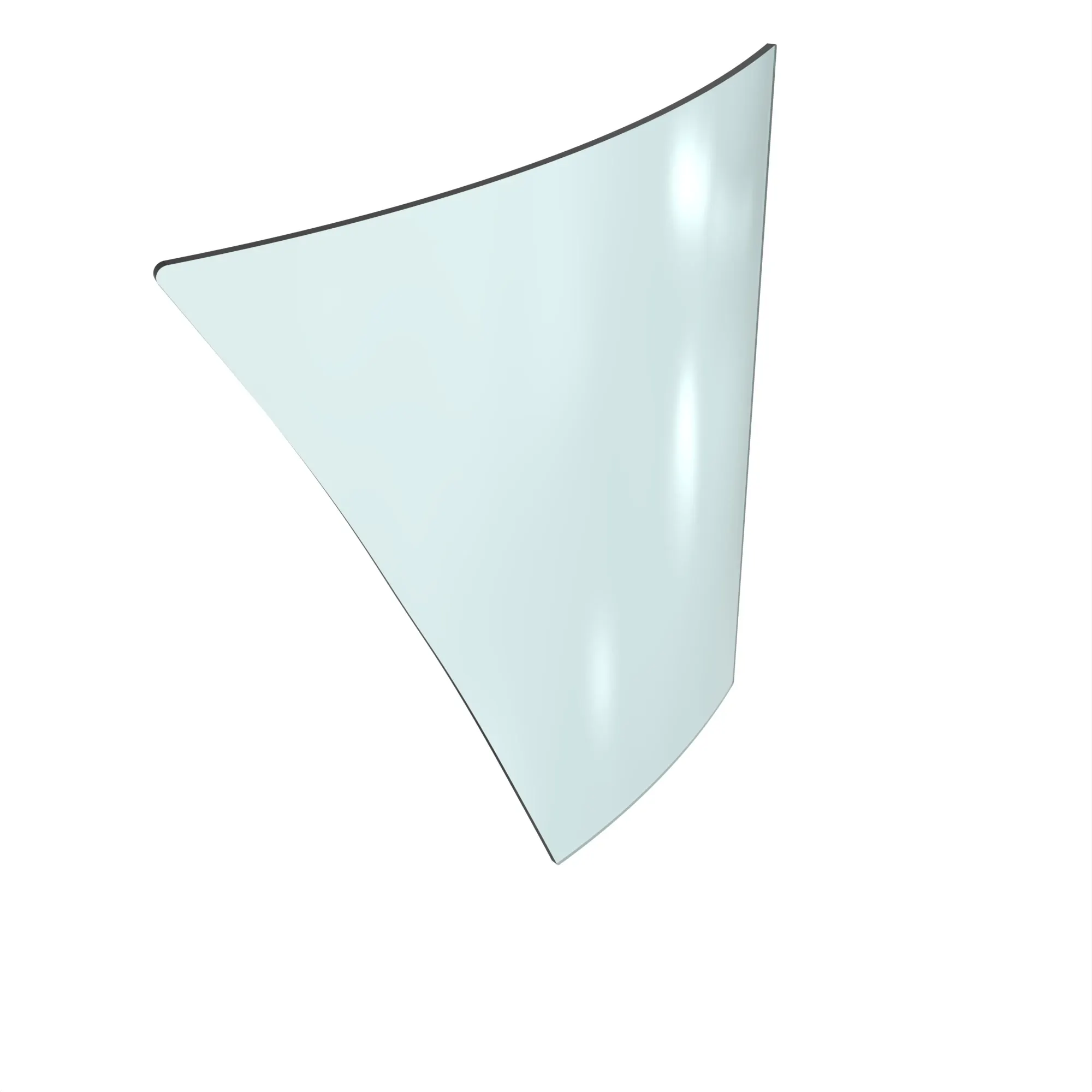John Deere Right Side Lower Front Windowpane - R50754