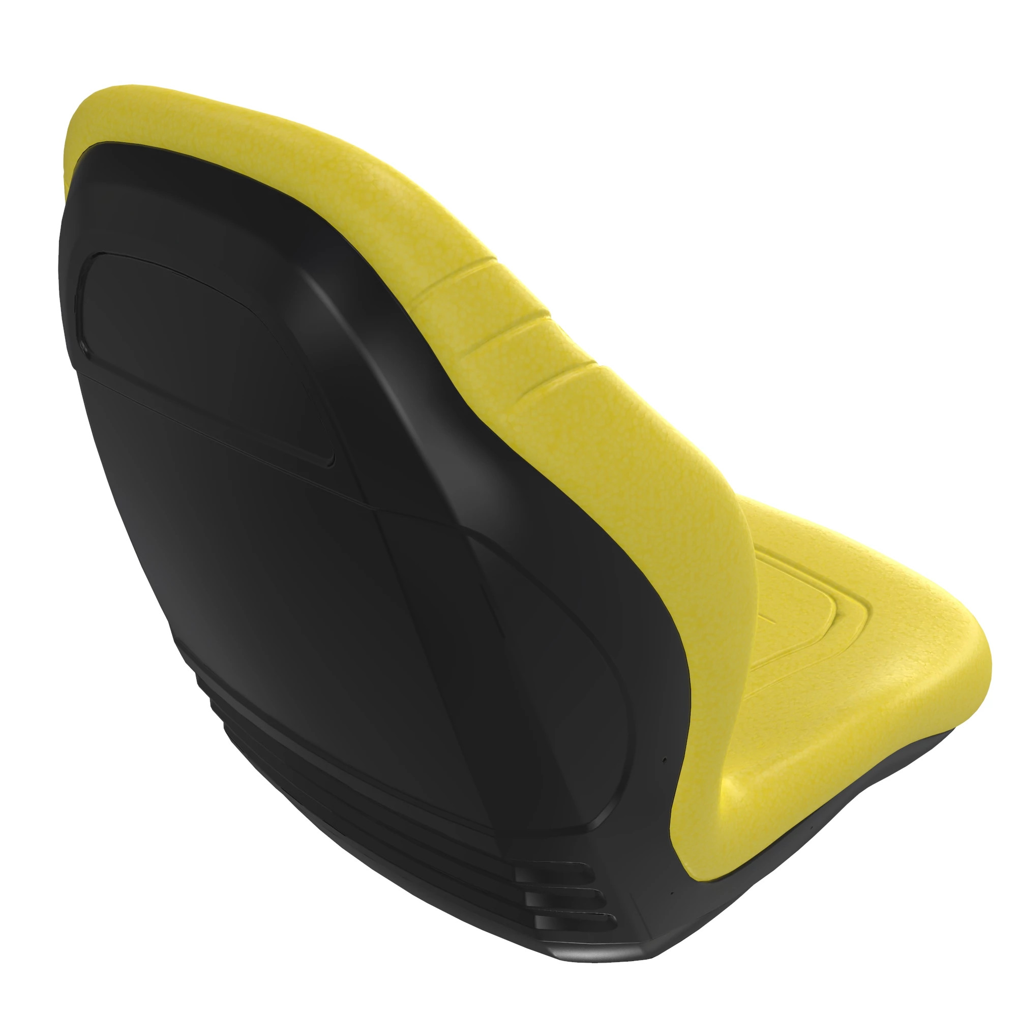 John Deere Seat Backrest Cushion, Yellow Vinyl - AL116993