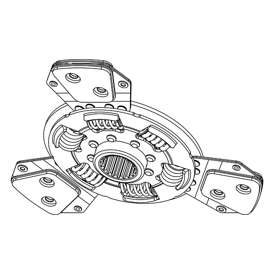 John Deere Clutch Disk - SJ43805