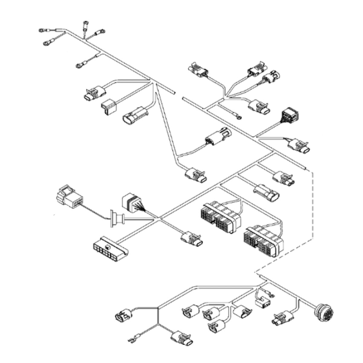 John Deere Engine Wiring Harness - AH211762